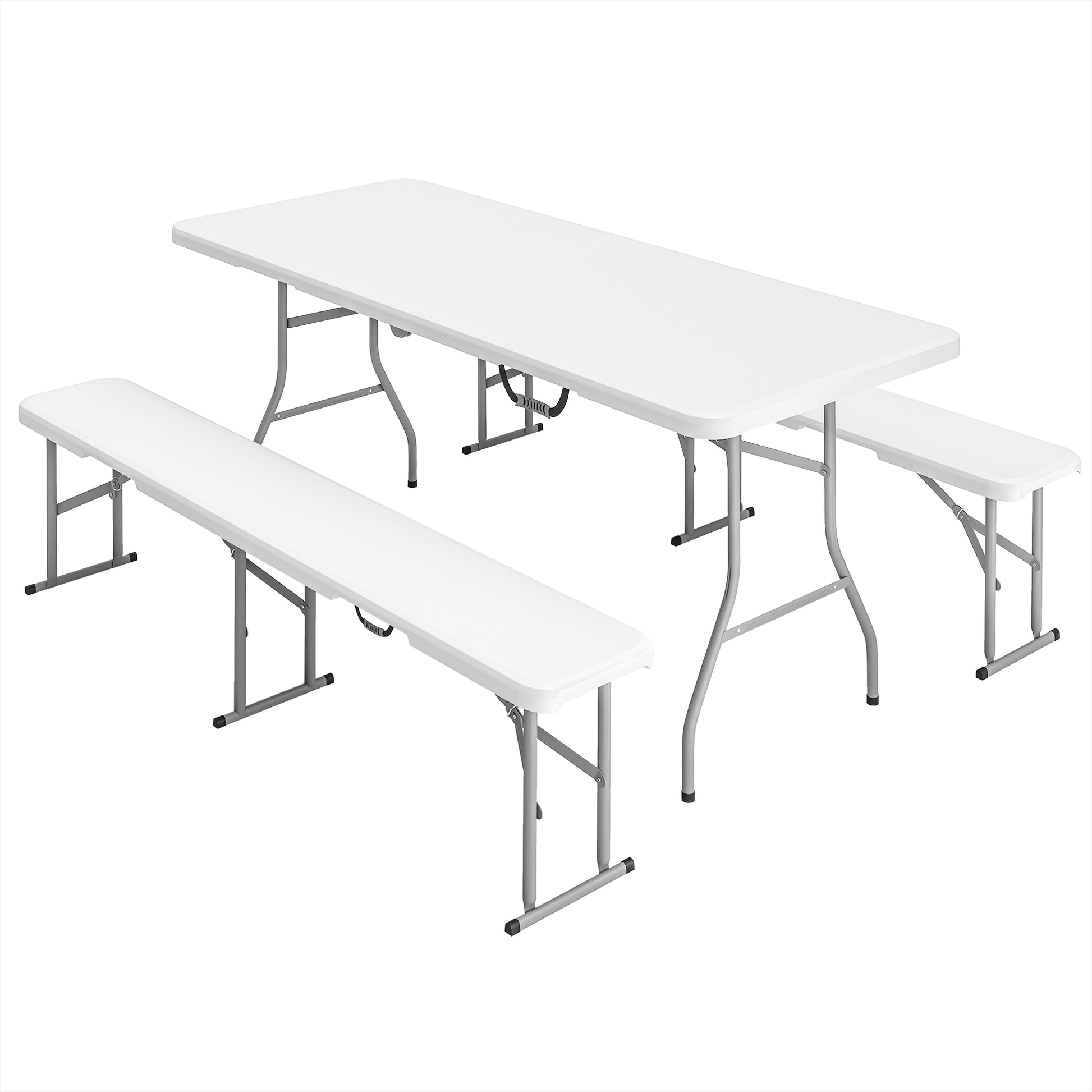 Three-Piece Folding Picnic Table and Bench Set