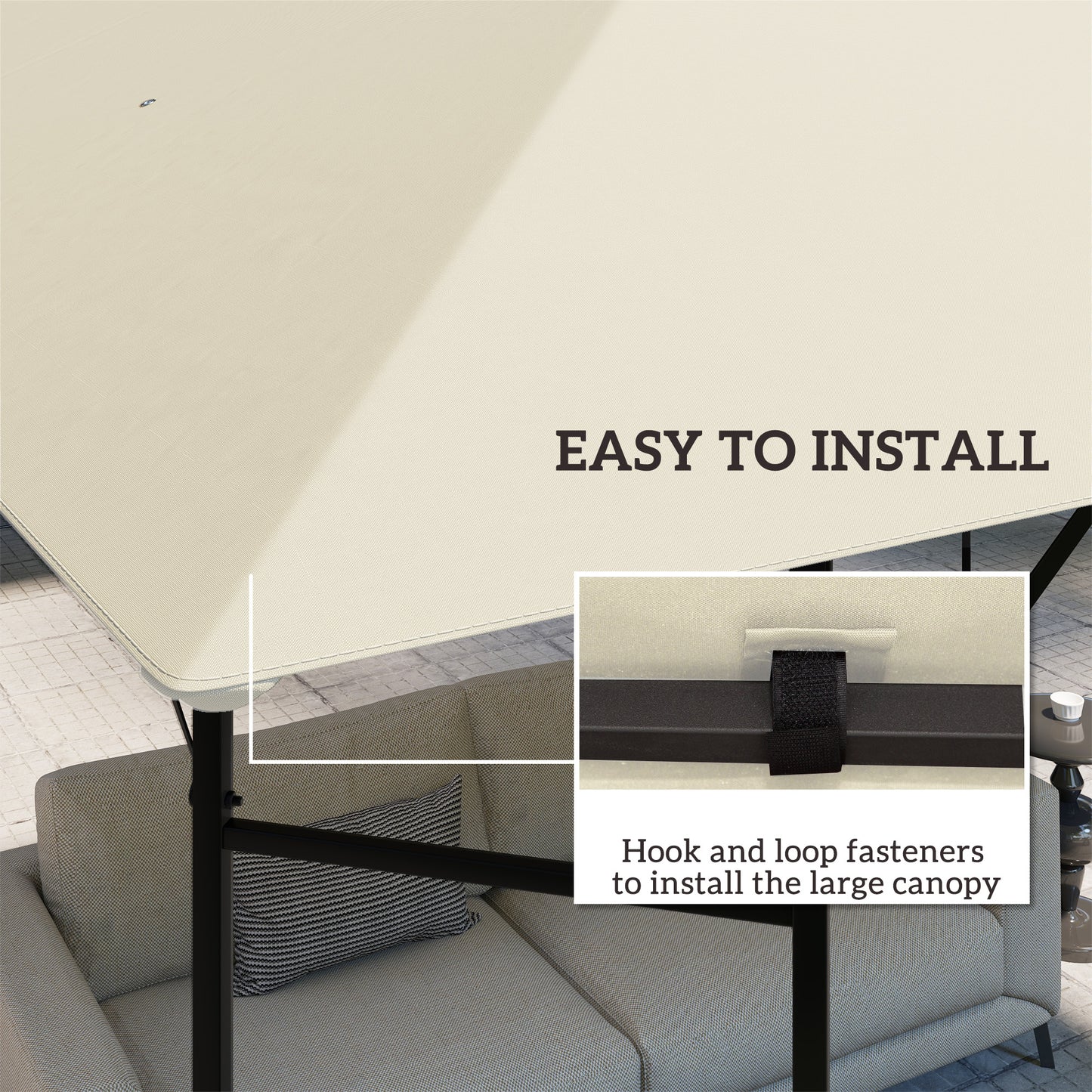 3 x 3(m) Gazebo Canopy Replacement, for 01-0867