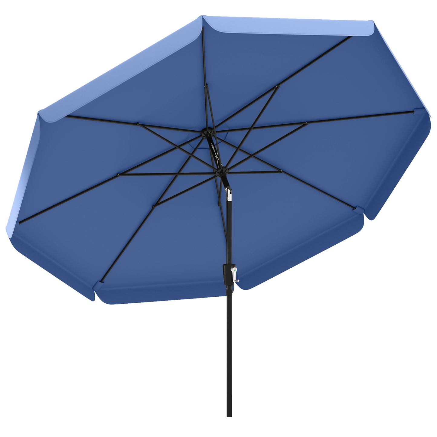 3 m Garden Parasol with Tilt Mechanism & Crank Handle