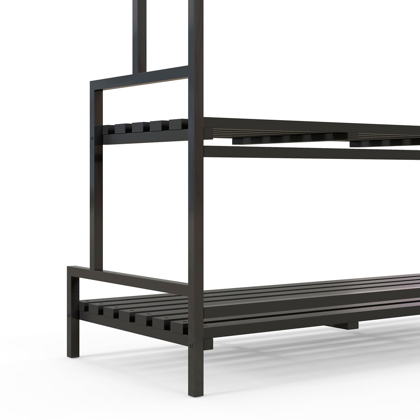 3 Tiered Plant Rack with Hanging Hooks