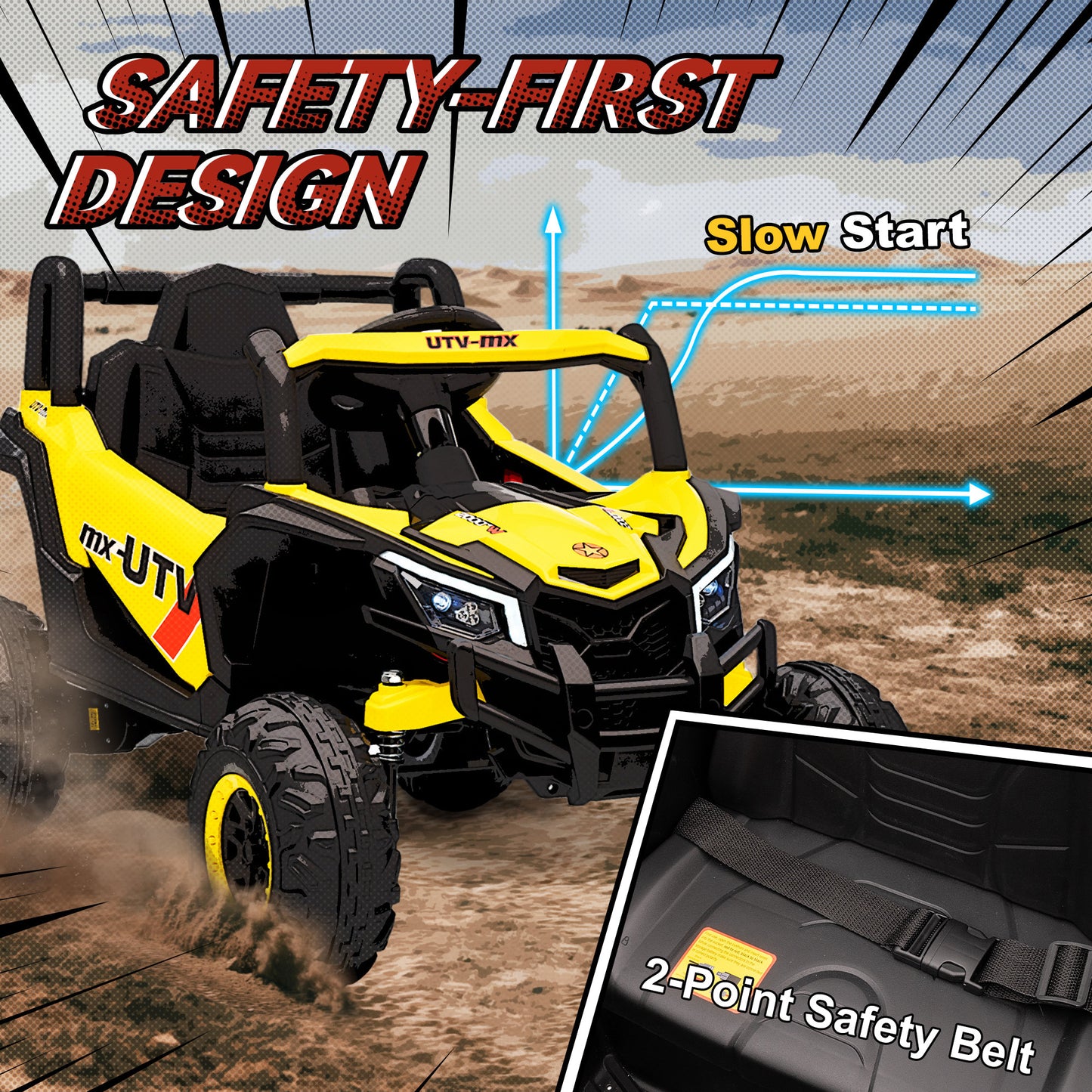 12V Kids Ride On Car with Remote Control