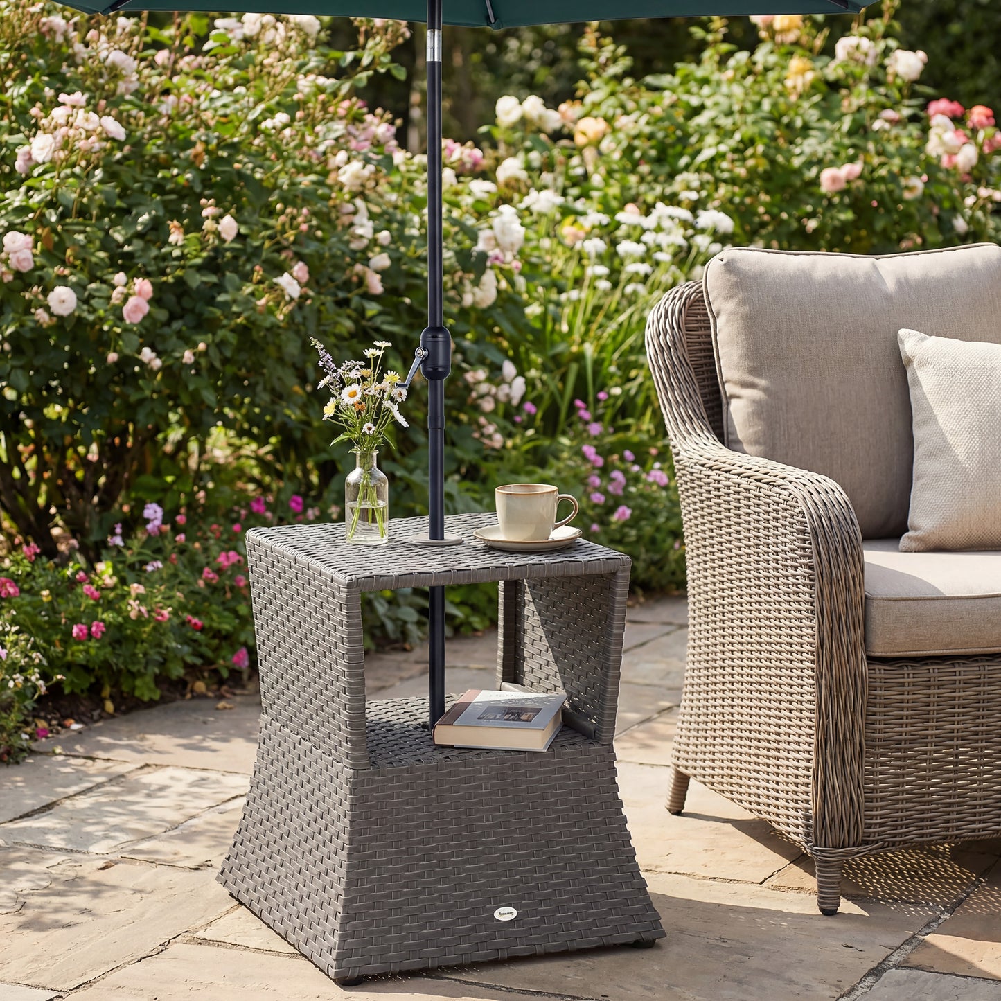 Rattan Outdoor Coffee Table (2)