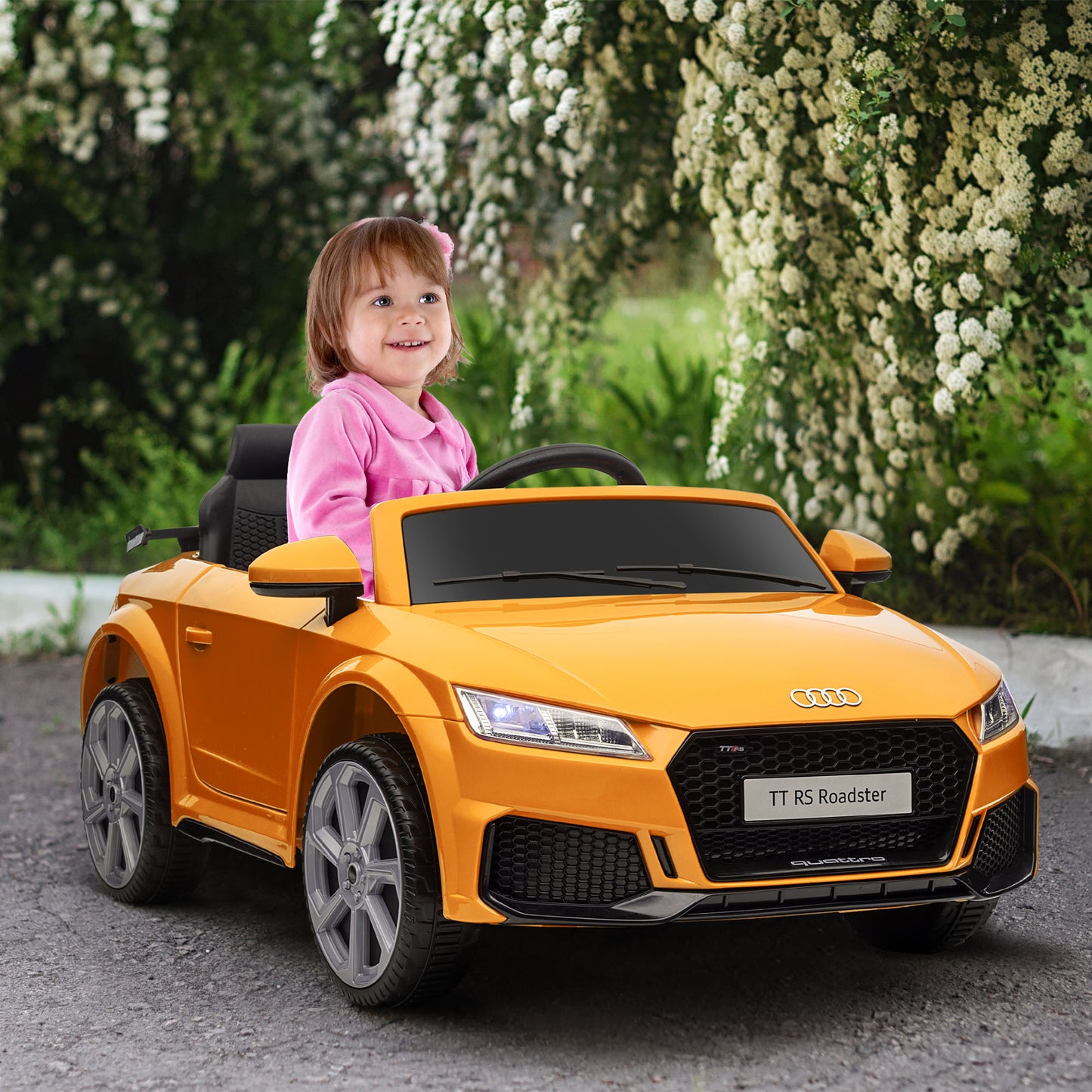 Kids Licensed Audi TT RS Ride-On Car 12V Battery w/ Remote