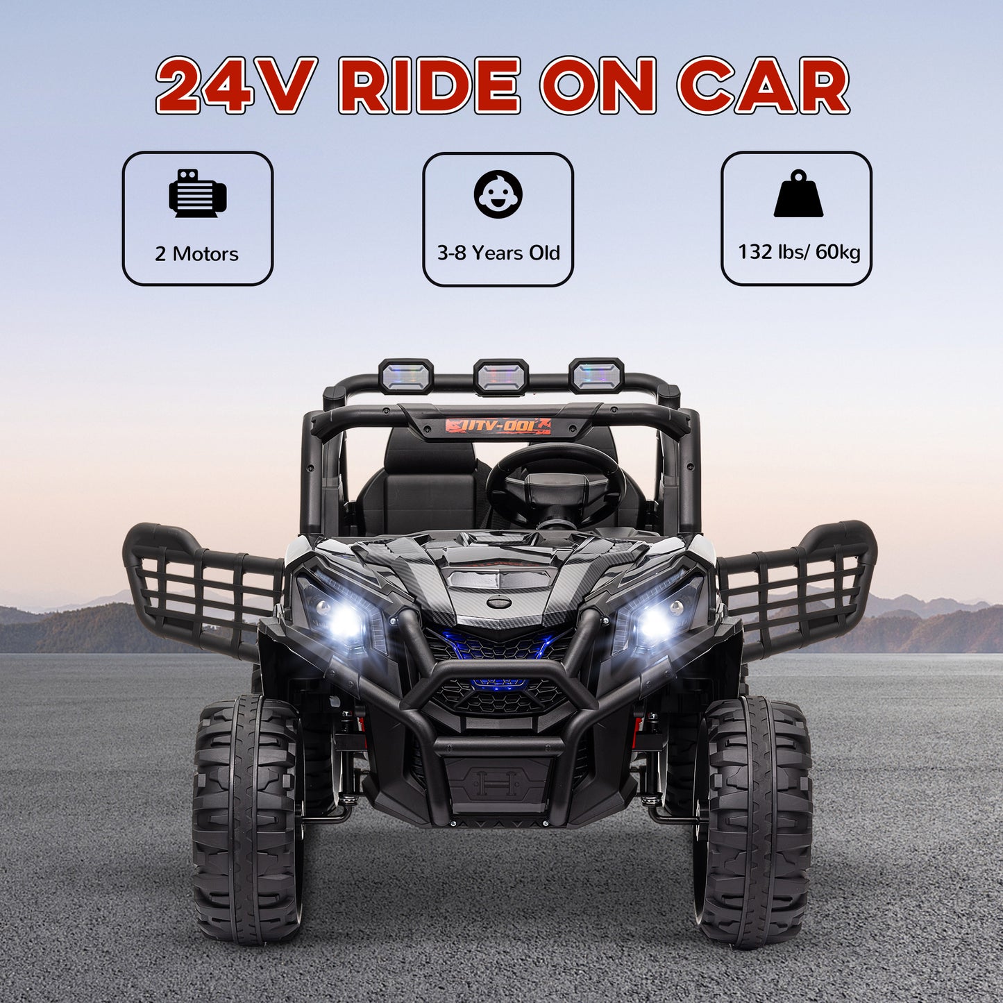 24V 2 Seater Kids Electric Car with Remote Control