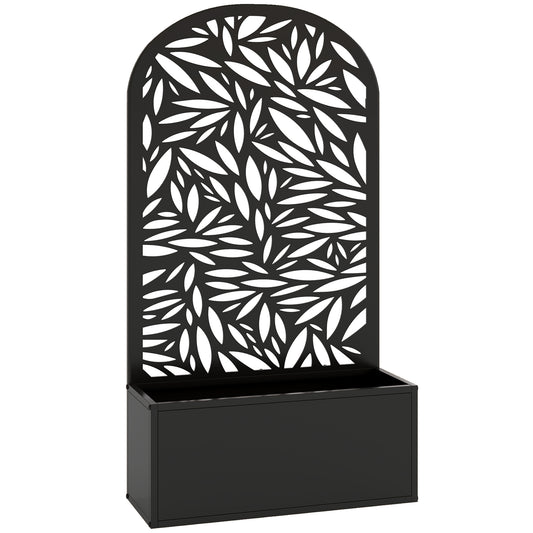Metal Garden Bed for Garden with Trellis (2)