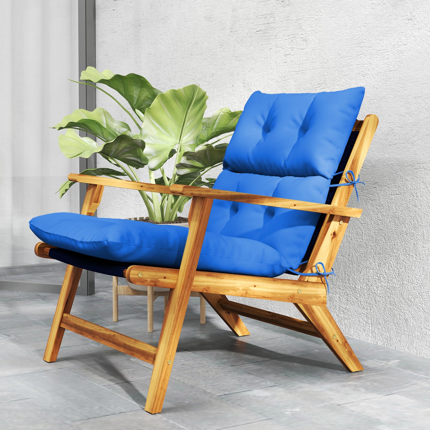 115 x 56cm Rocking Chair Padded Seat Cushion