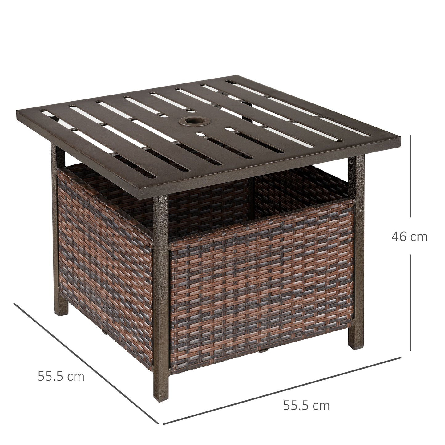 Rattan Garden Coffee Table