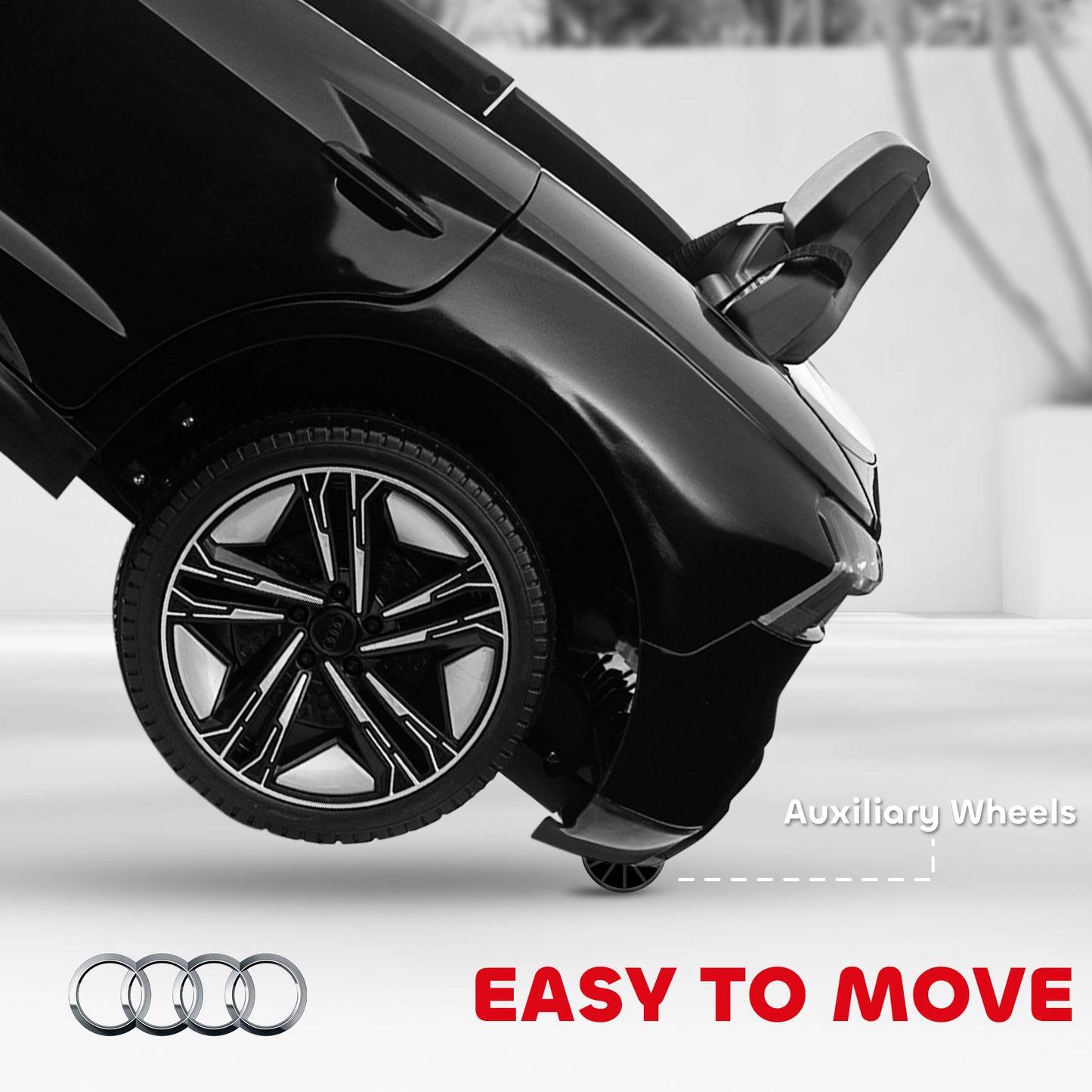 Audi Licensed 12V Kids Electric Ride-On, with Remote Control