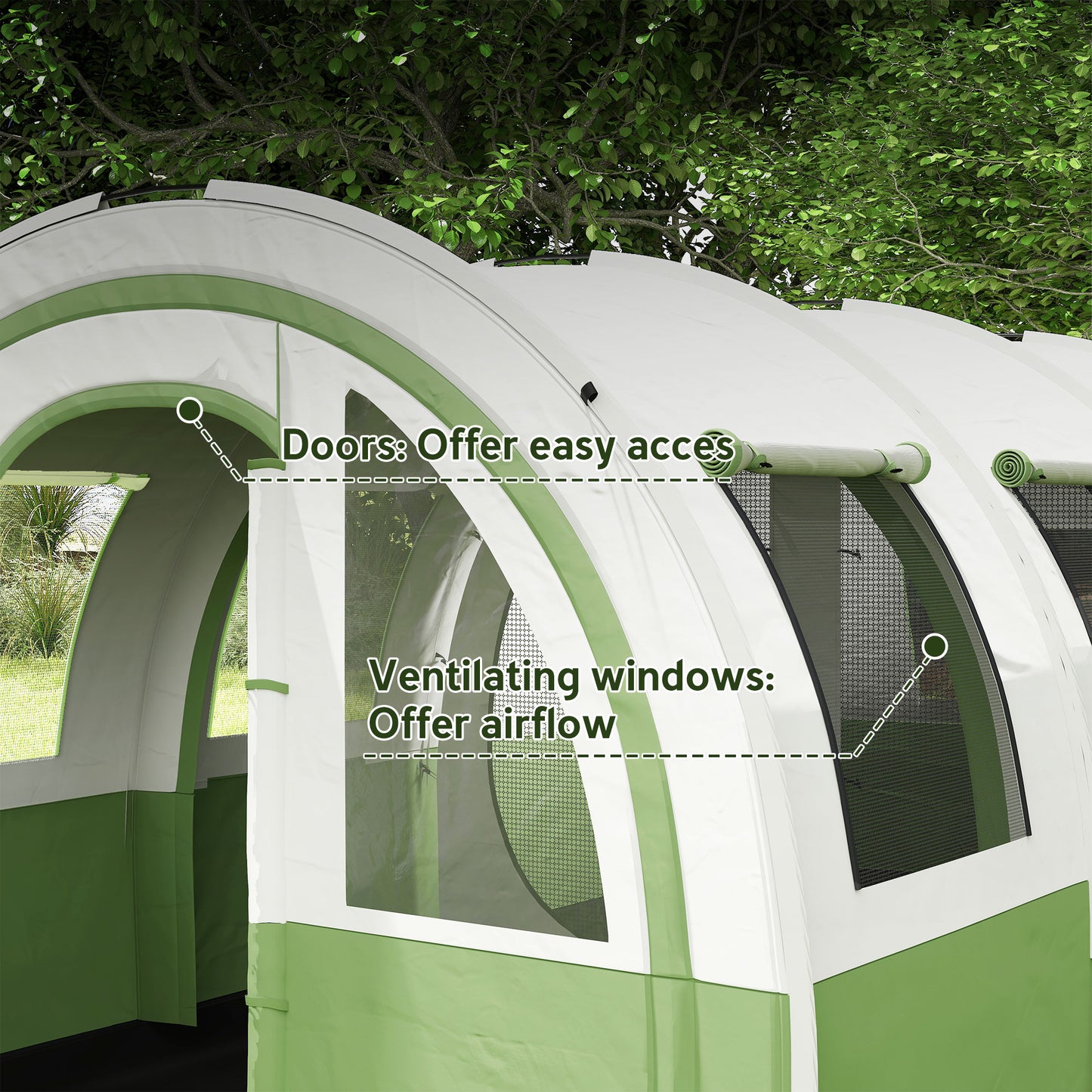 3000mm Waterproof Camping Tent