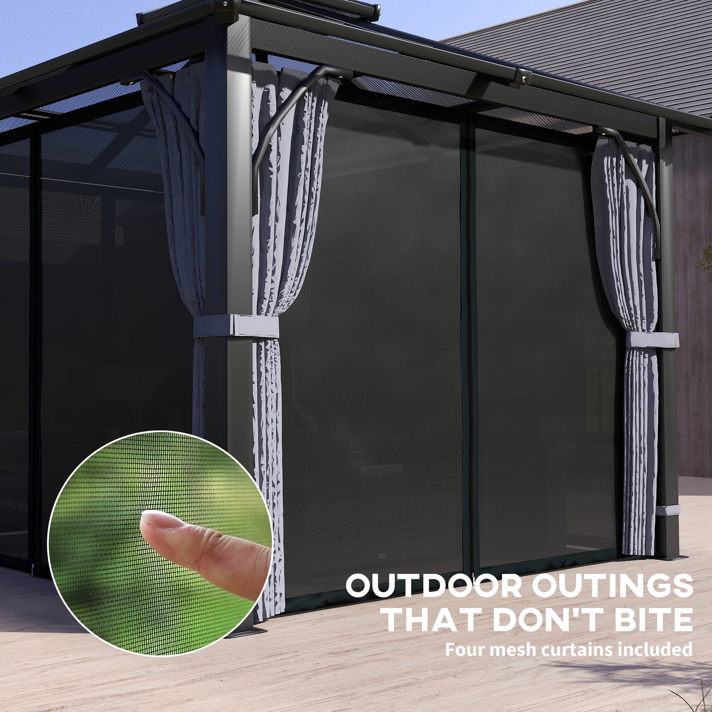 3 x 3(m) Hardtop Gazebo Canopy