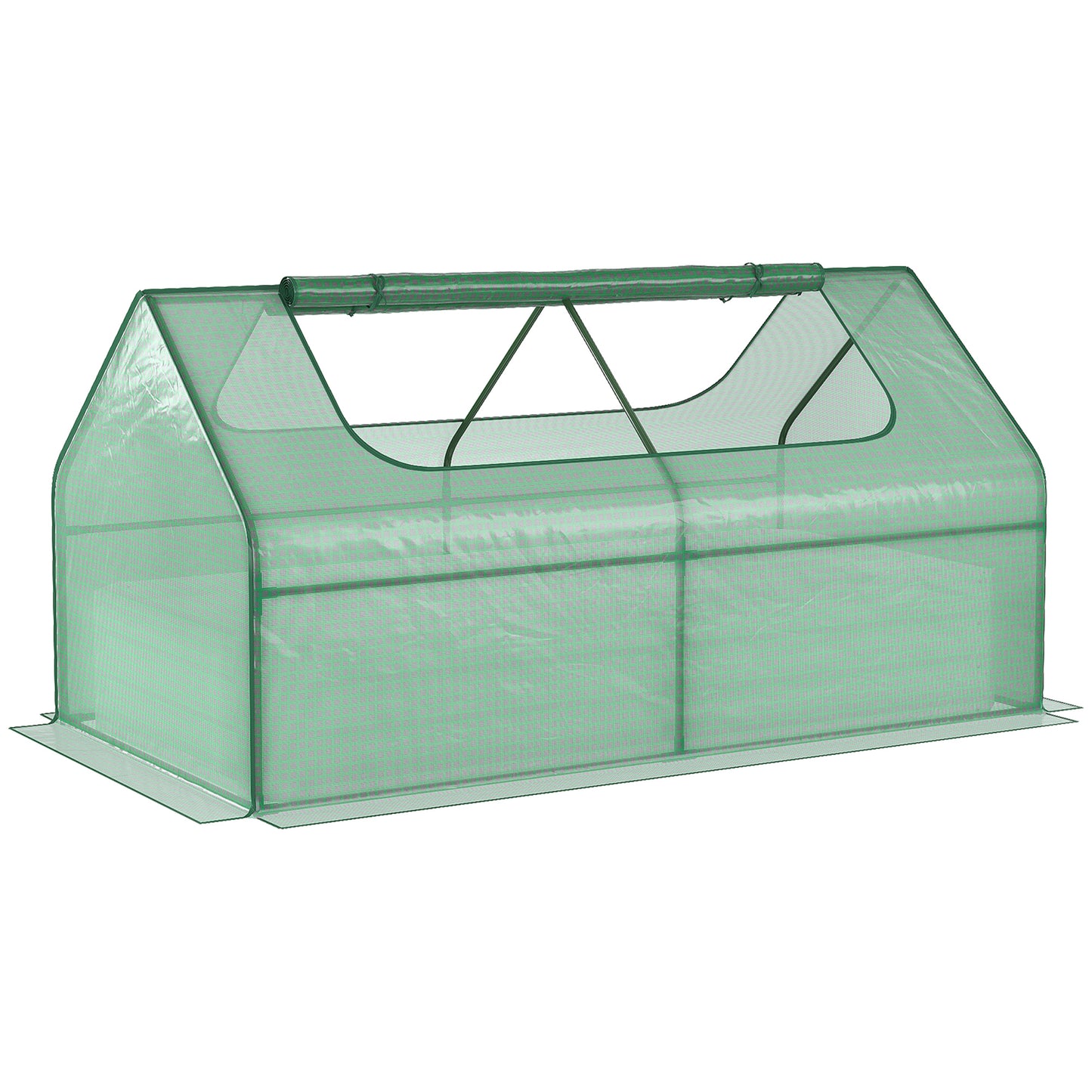 Raised Garden Bed with Greenhouse (1)