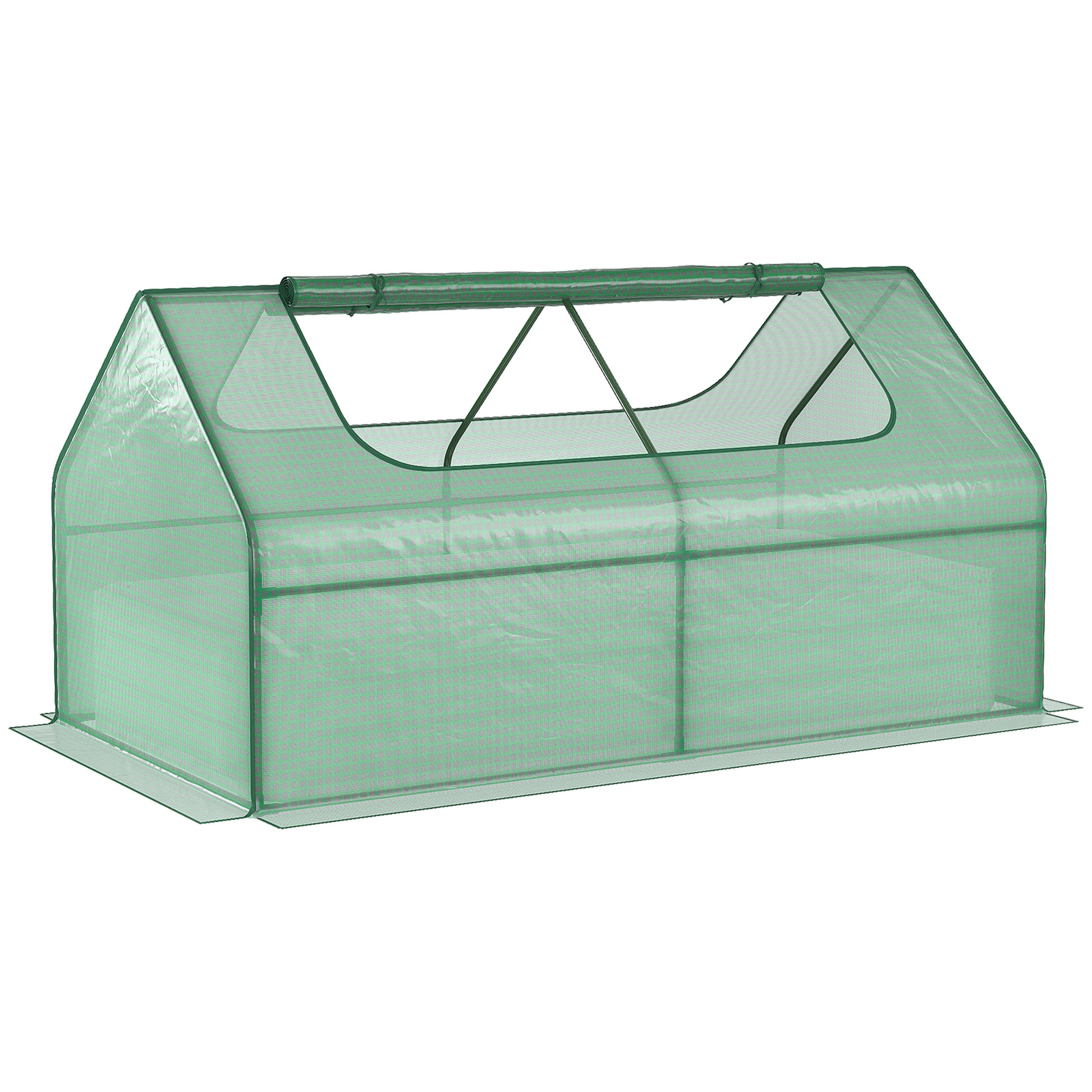 Raised Garden Bed with Greenhouse (1)