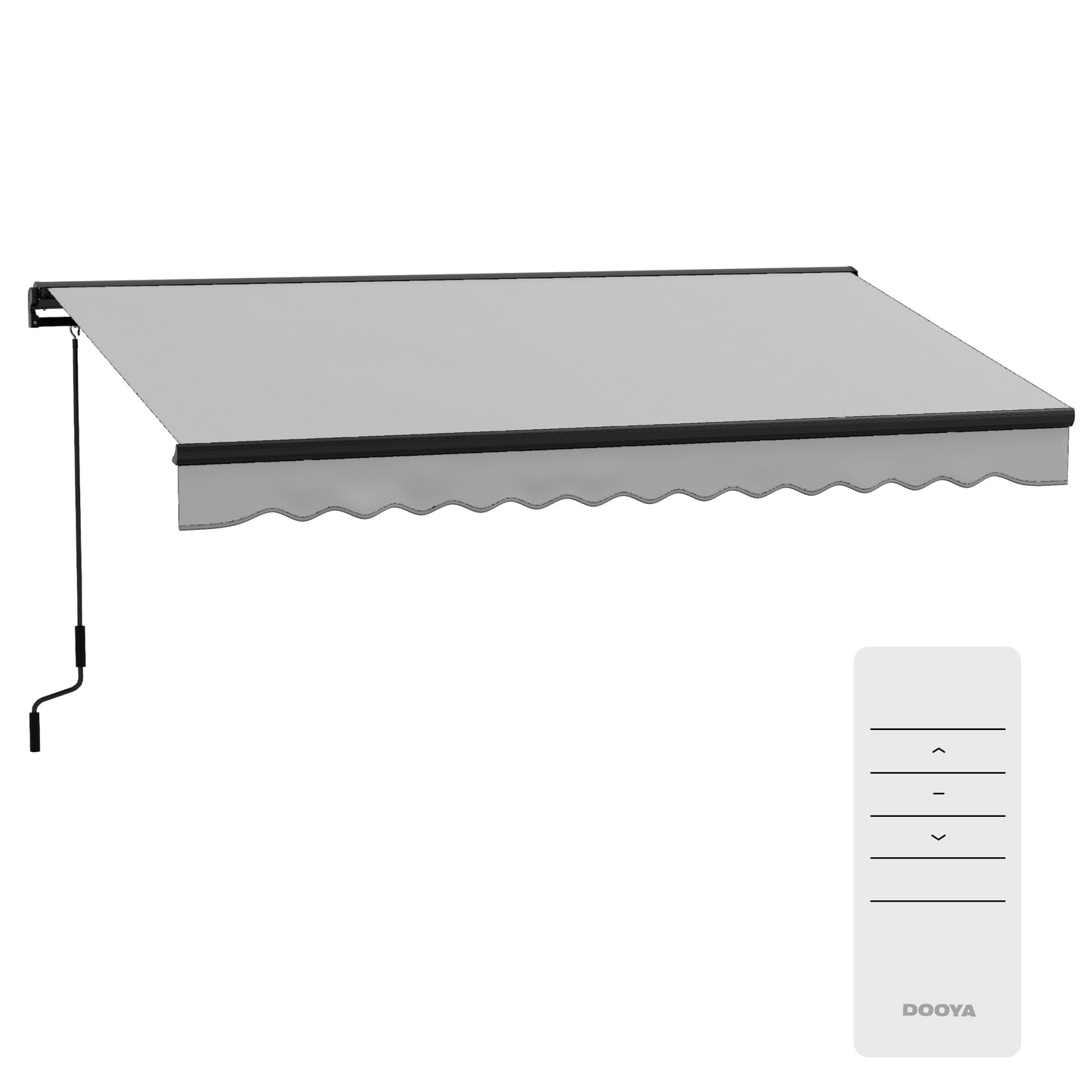 2.5 x 3.5m Aluminium Frame Electric Awning, with Remote