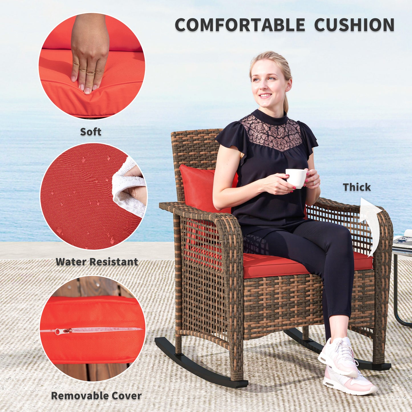 Rattan Rocking Chair