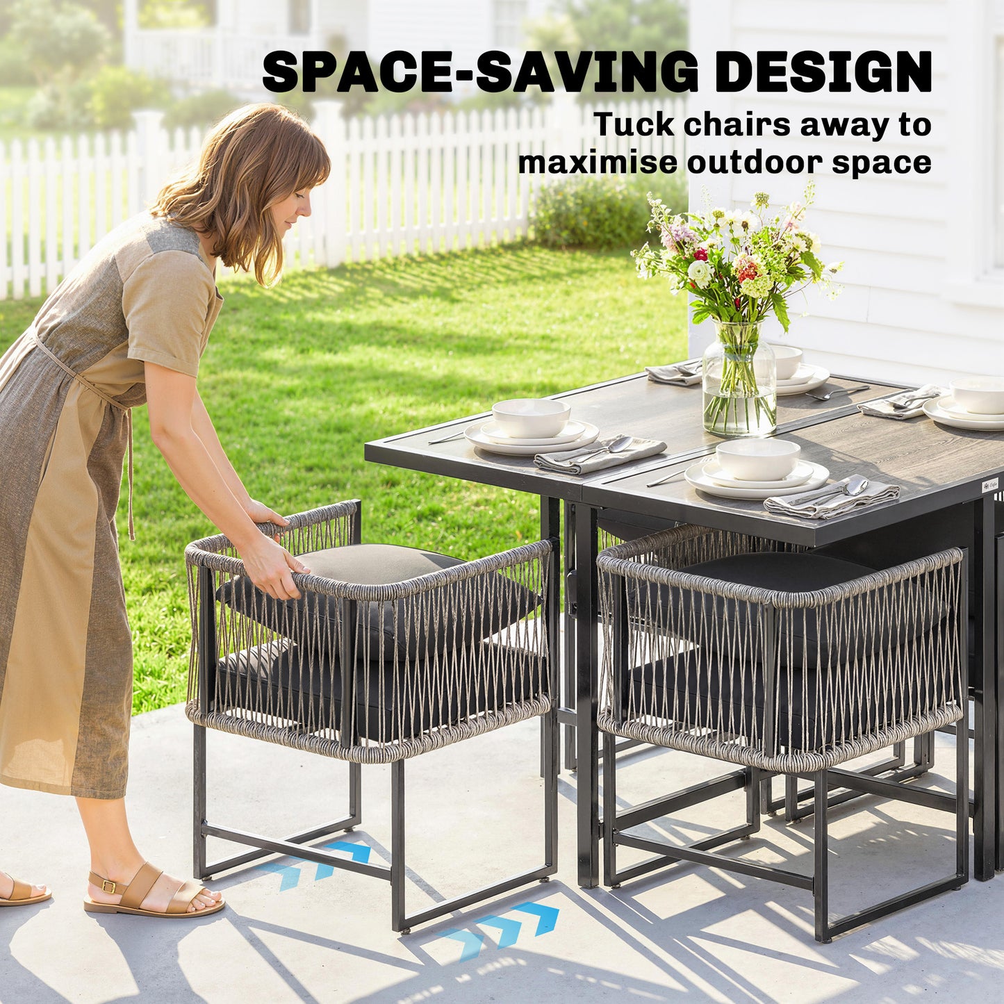4-Seater Garden Dining Set