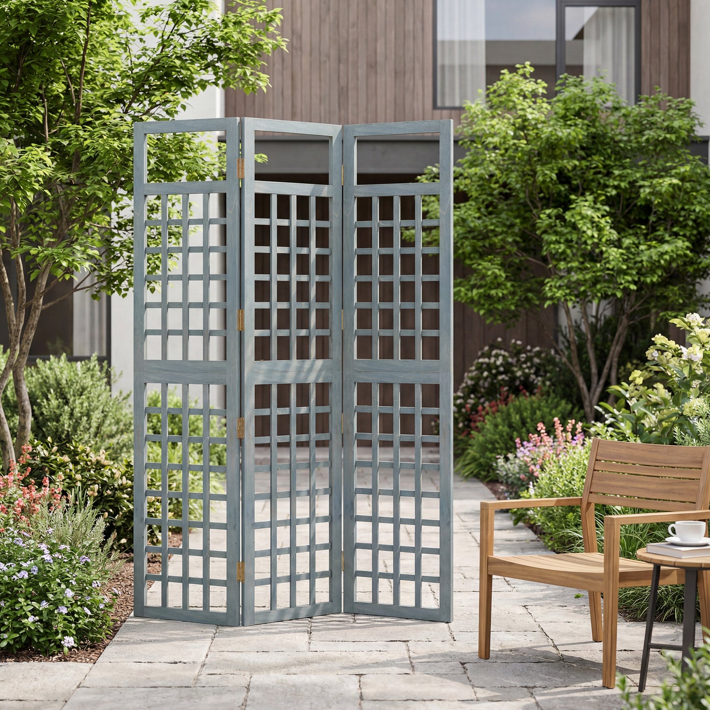 3-Panel Garden Privacy Screen (1)