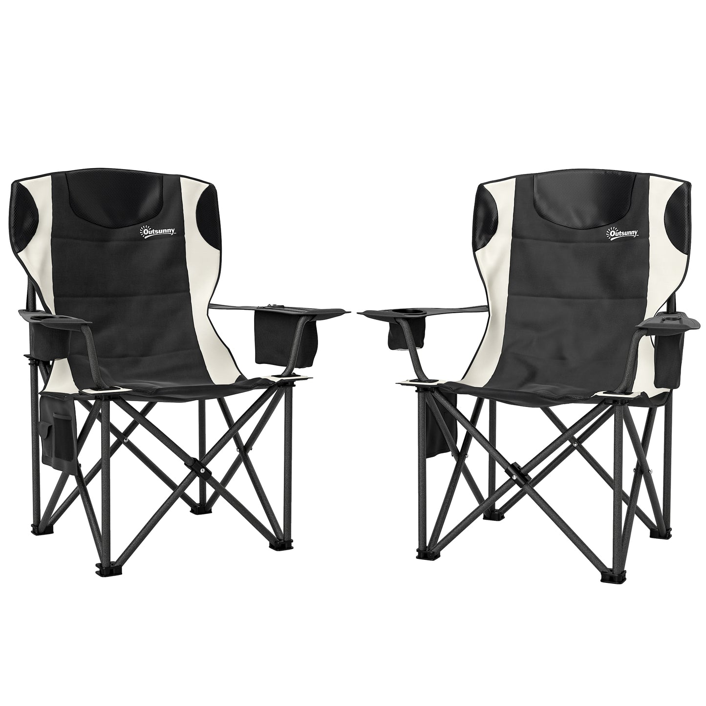 Set of 2 Folding Camping Chairs