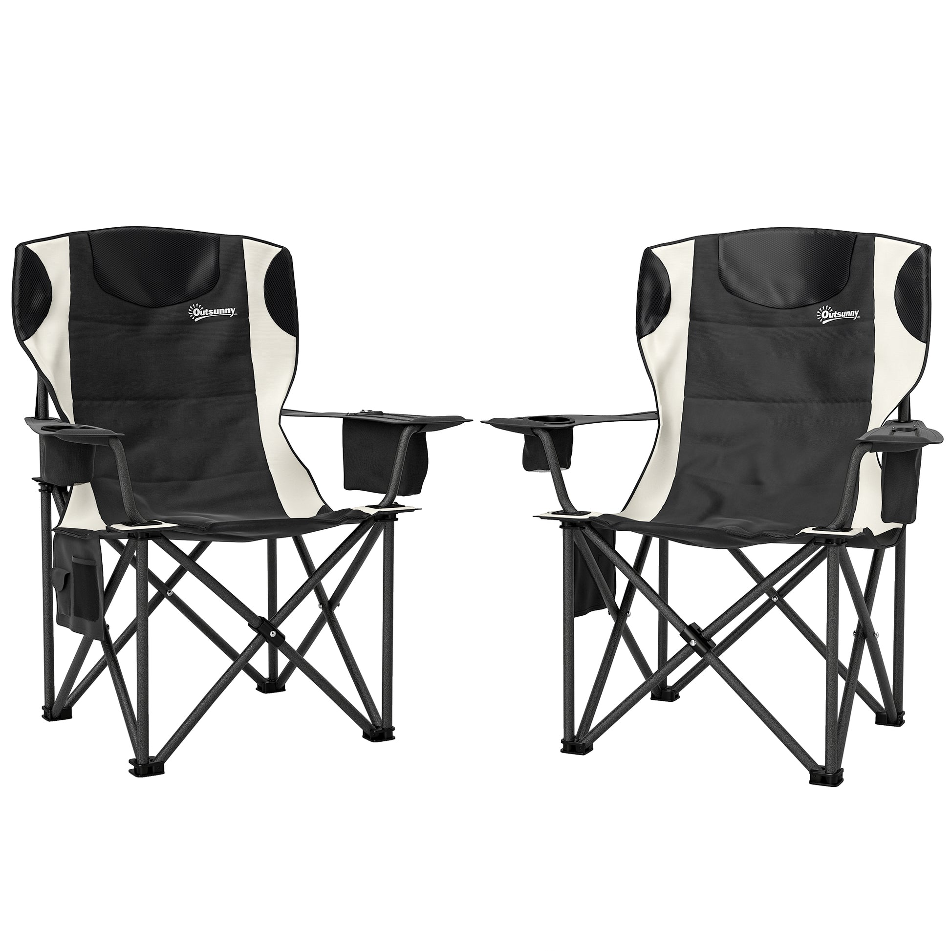 Set of 2 Folding Camping Chairs