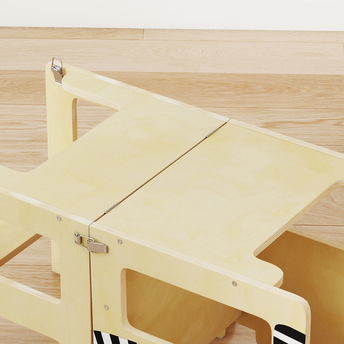 Toddler Step Stool, Standing Tower with Chalkboard