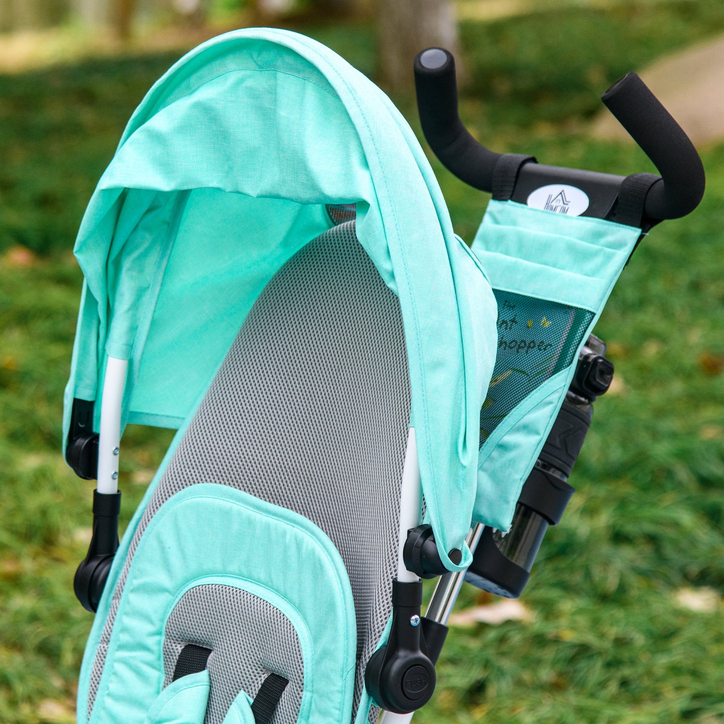 6 in 1 Kids Trike with Parent Handle, Canopy, 5-point Seat Belt (1)