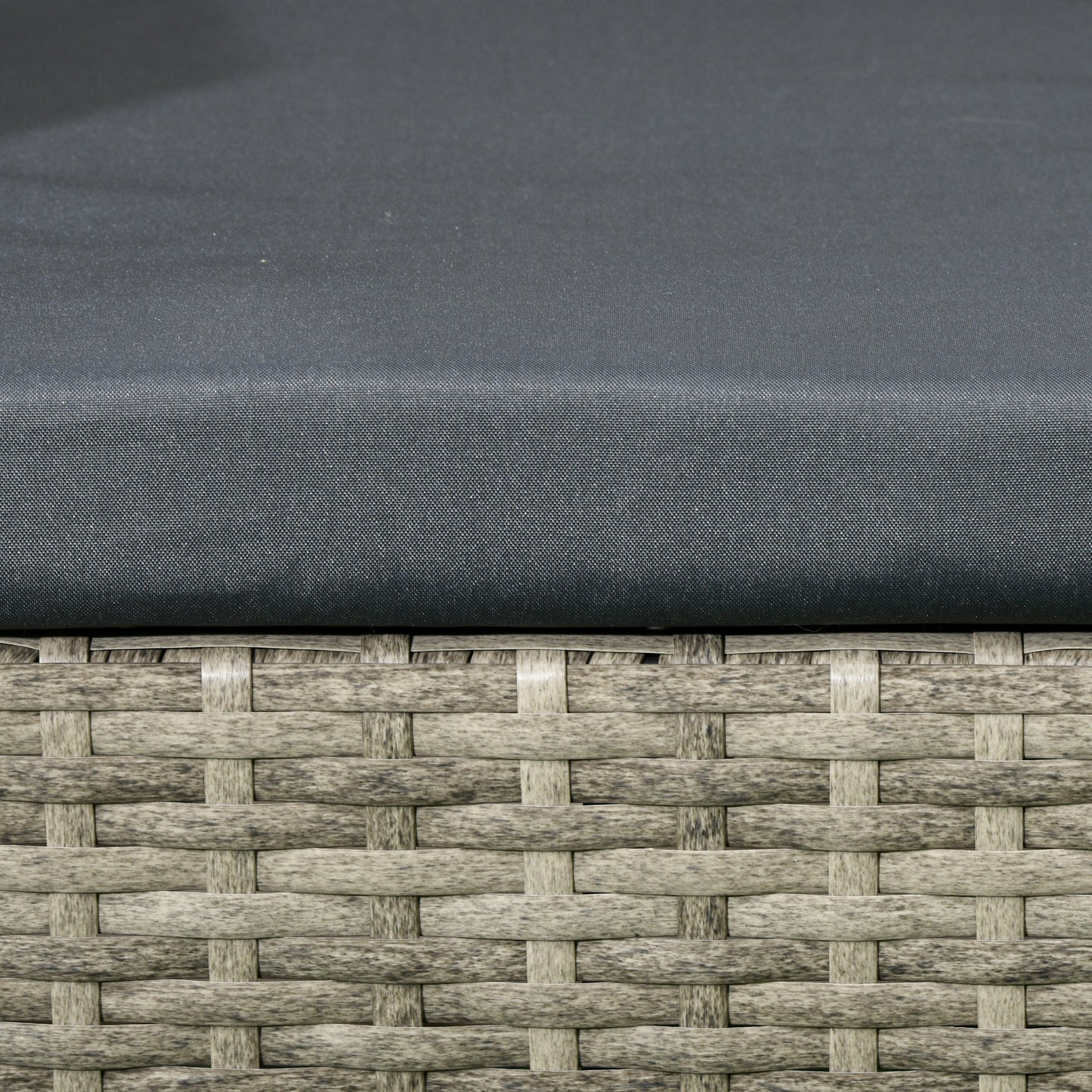 Two-Seat Rattan Chair, with Middle Table