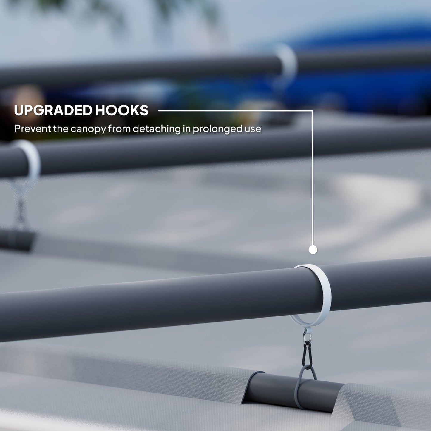 3 x 3m Retractable Roof Metal Pergola