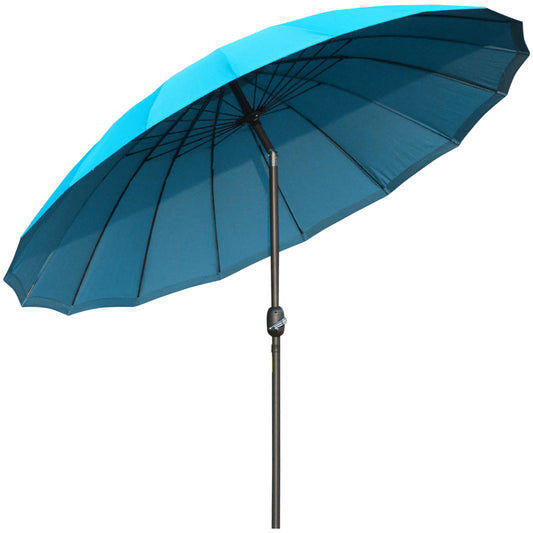 2.5m Shanghai Garden Parasol Umbrella with Crank & Tilt (1)
