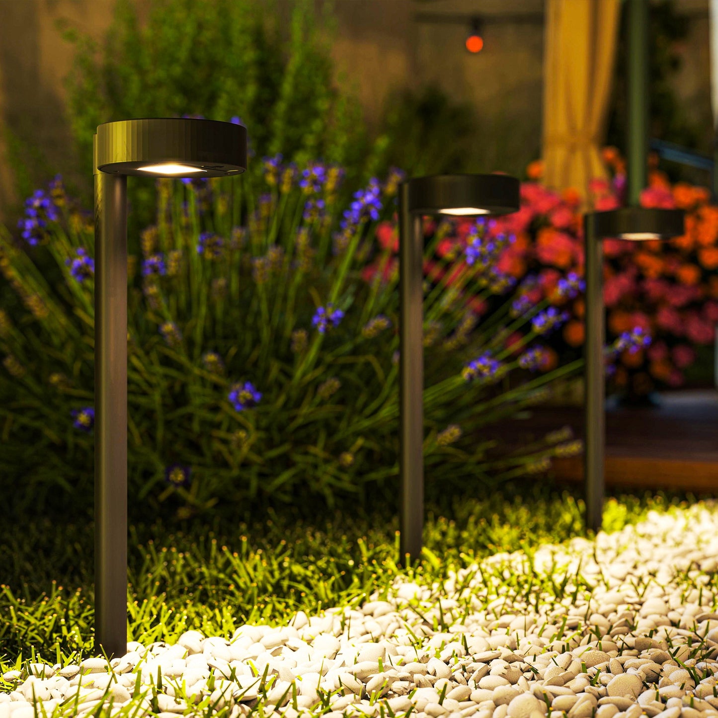 Solar Lights Outdoor Garden Stake 8 Pack Pathway Lighting
