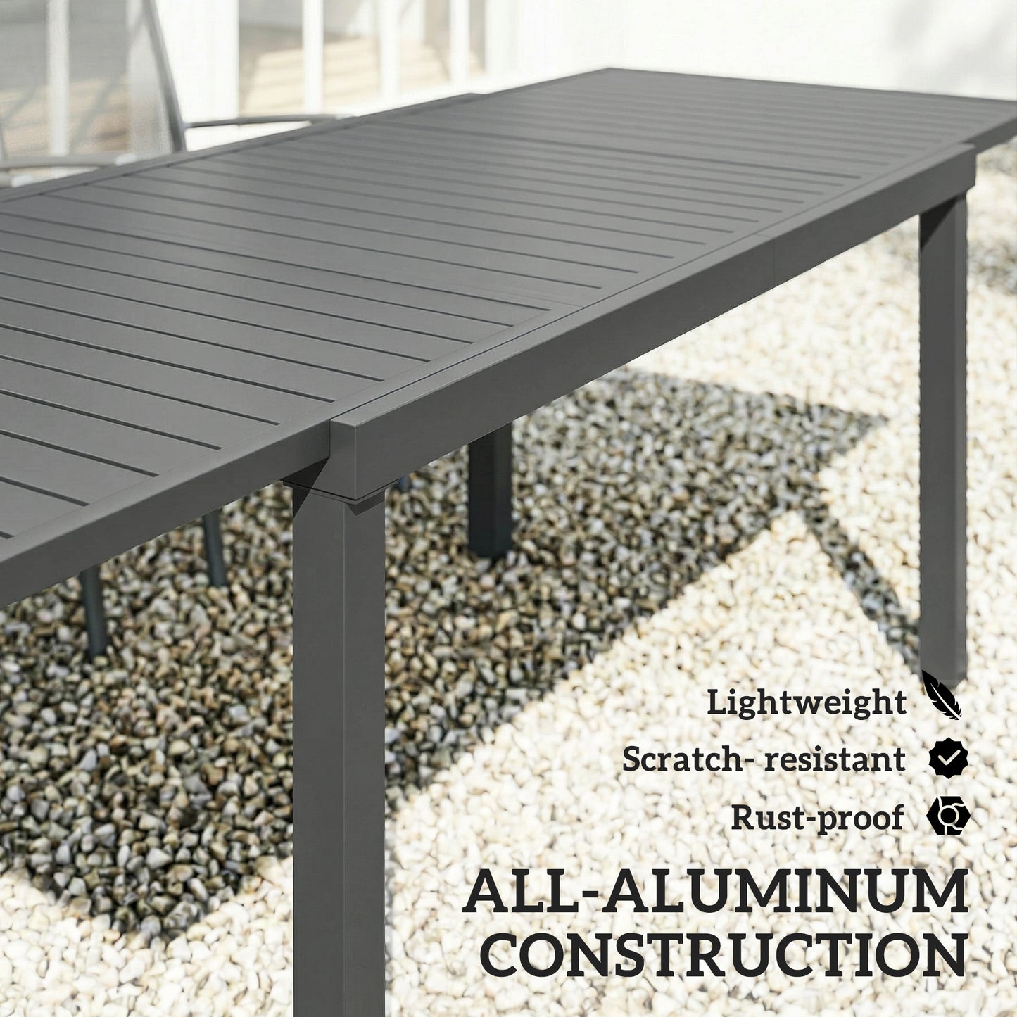 Extending Garden Table for 6-8 People