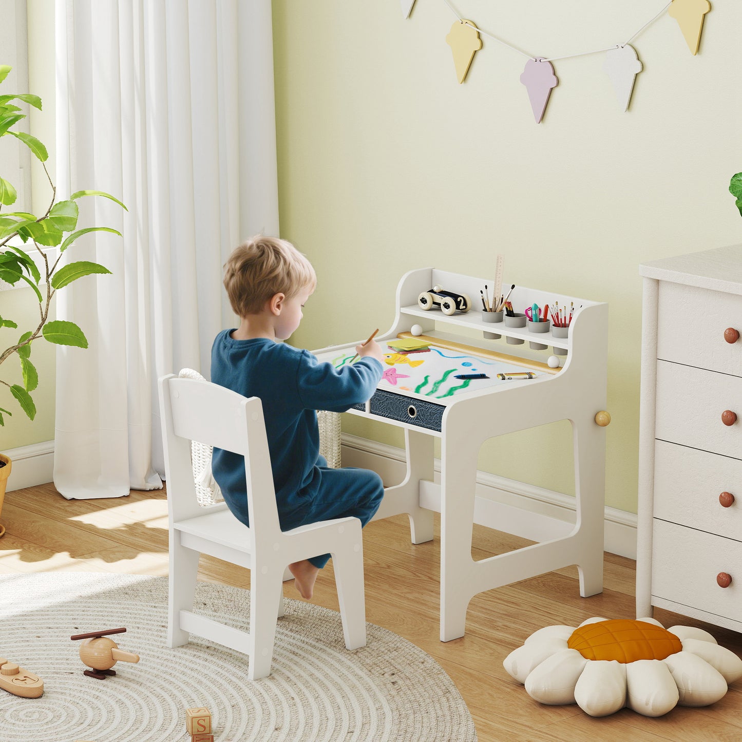 Art Table and Chair Set for children