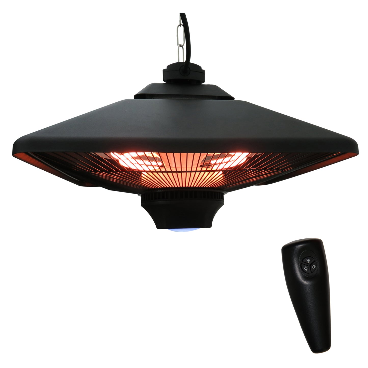 Hanging Electric Patio Heater with 2 Power Settings