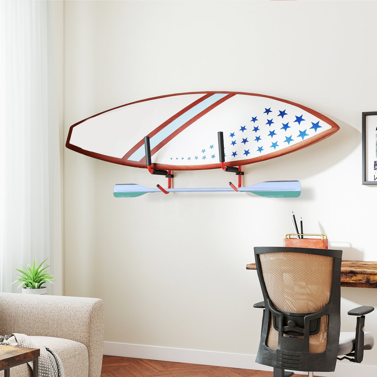 Kayak Canoe Heavy Duty Wall Mounted Storage Holder Rack Heavy Duty