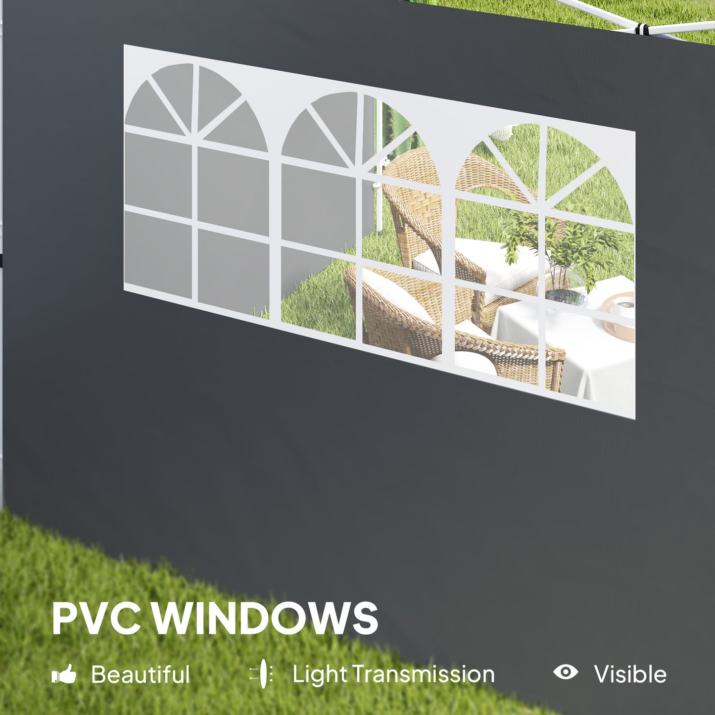 3 Meters Gazebo Replaceable Exchangeable Side Panel Wall Panels