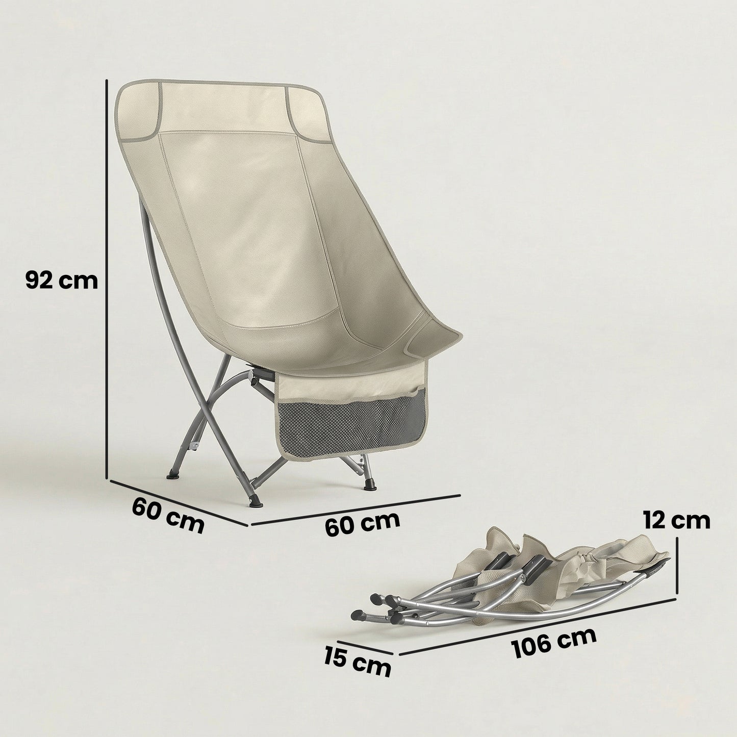 Camping Chair for Adults Heavy Duty Folding Camp Chair