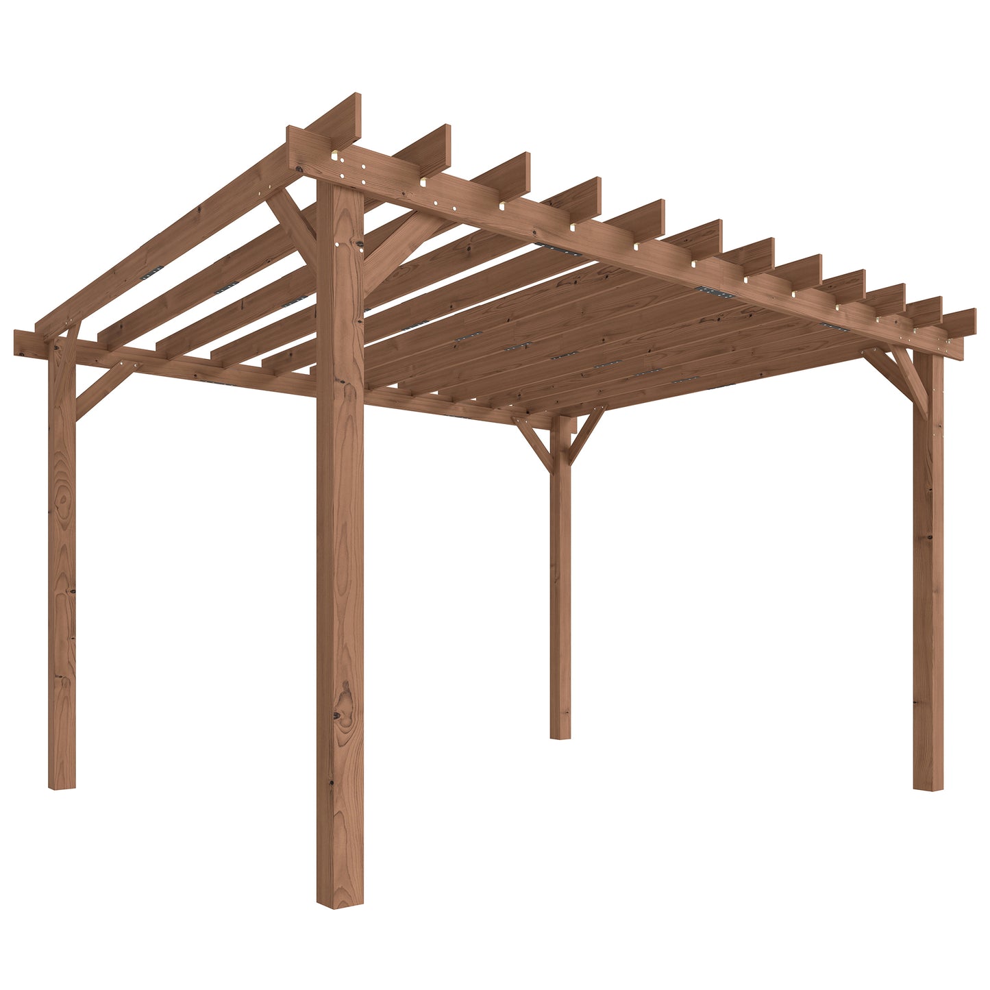 3.6 x 3 m Wooden Pergola Kit