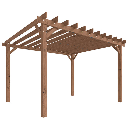 3.6 x 3 m Wooden Pergola Kit