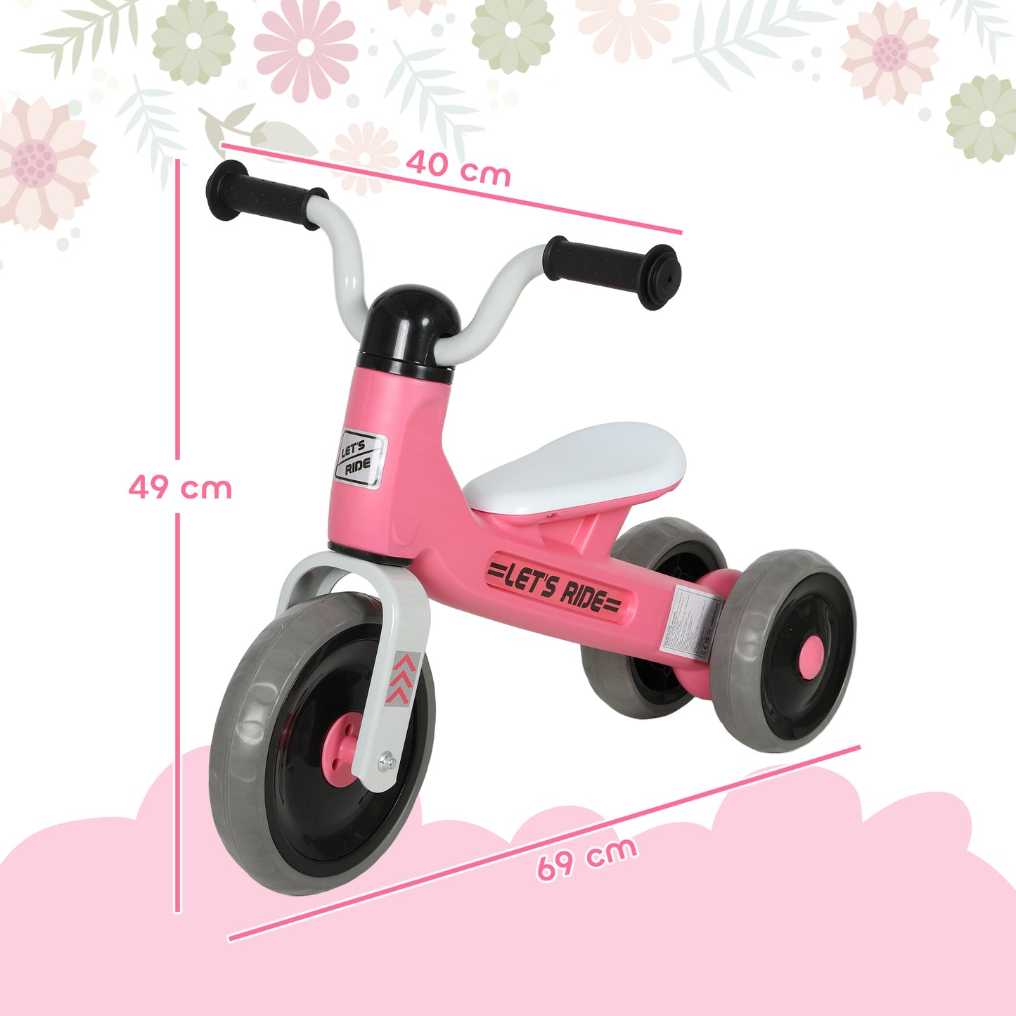 Toddler Balance Bike with No Pedal