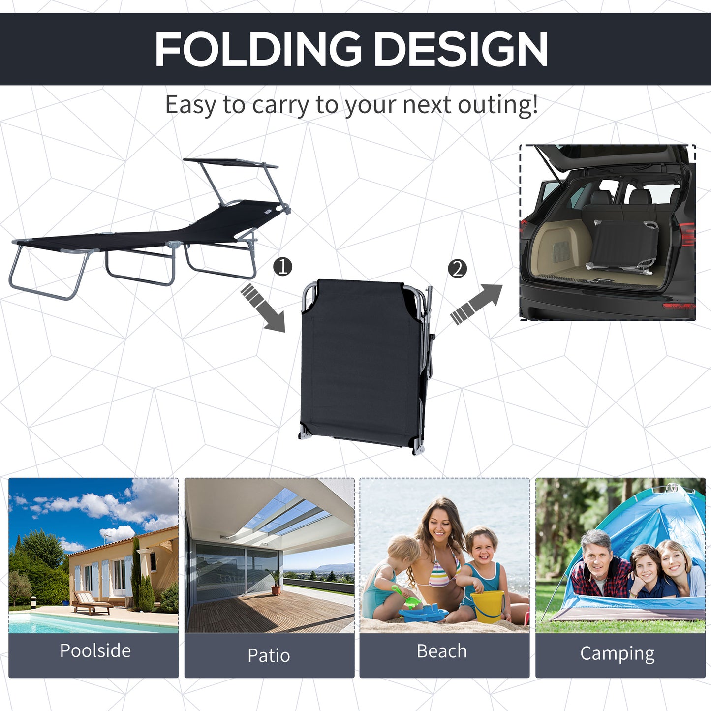 Outdoor Foldable Sun Lounger (1)