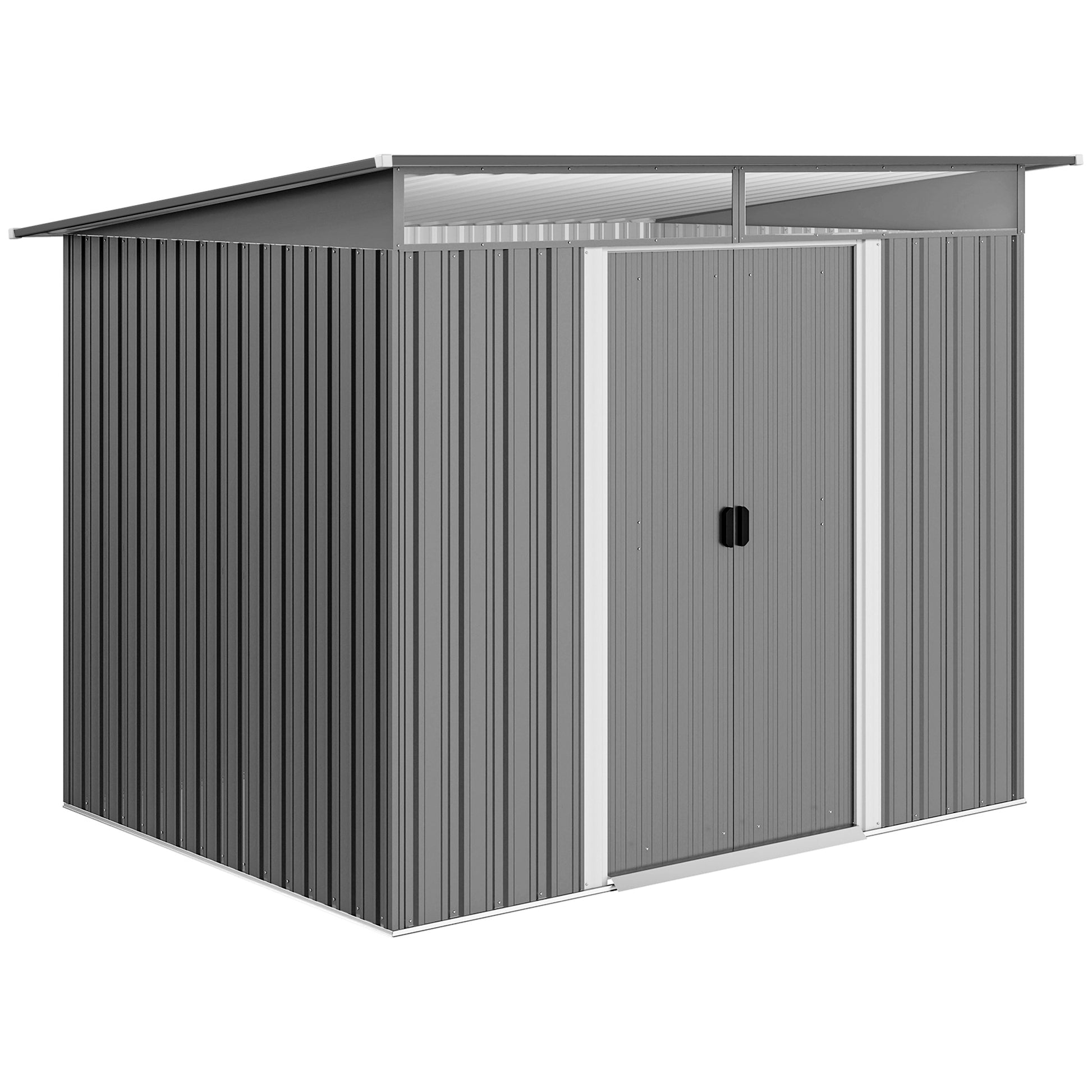 9ft x 6.5ft Garden Storage Shed with Top Window