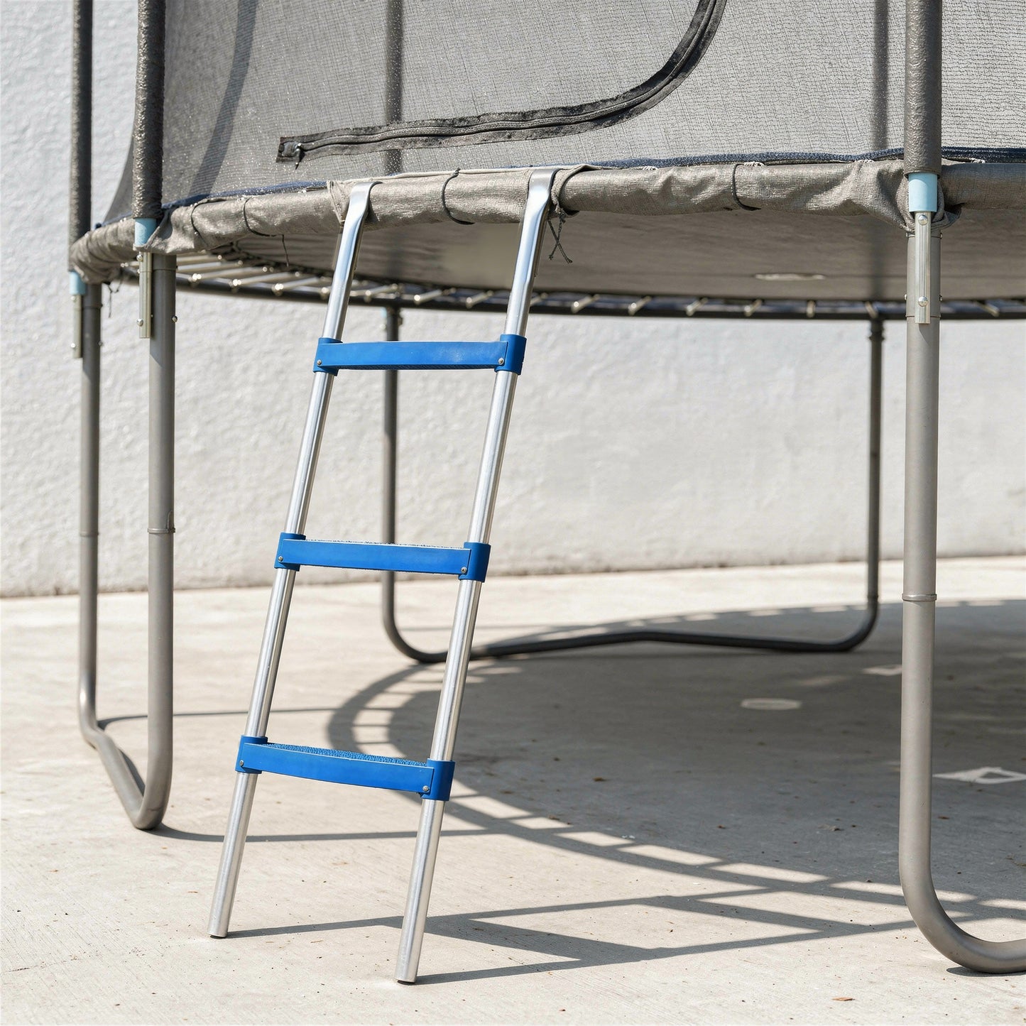 Trampoline Ladder, 3-Steps with Horizontal Wide Steps