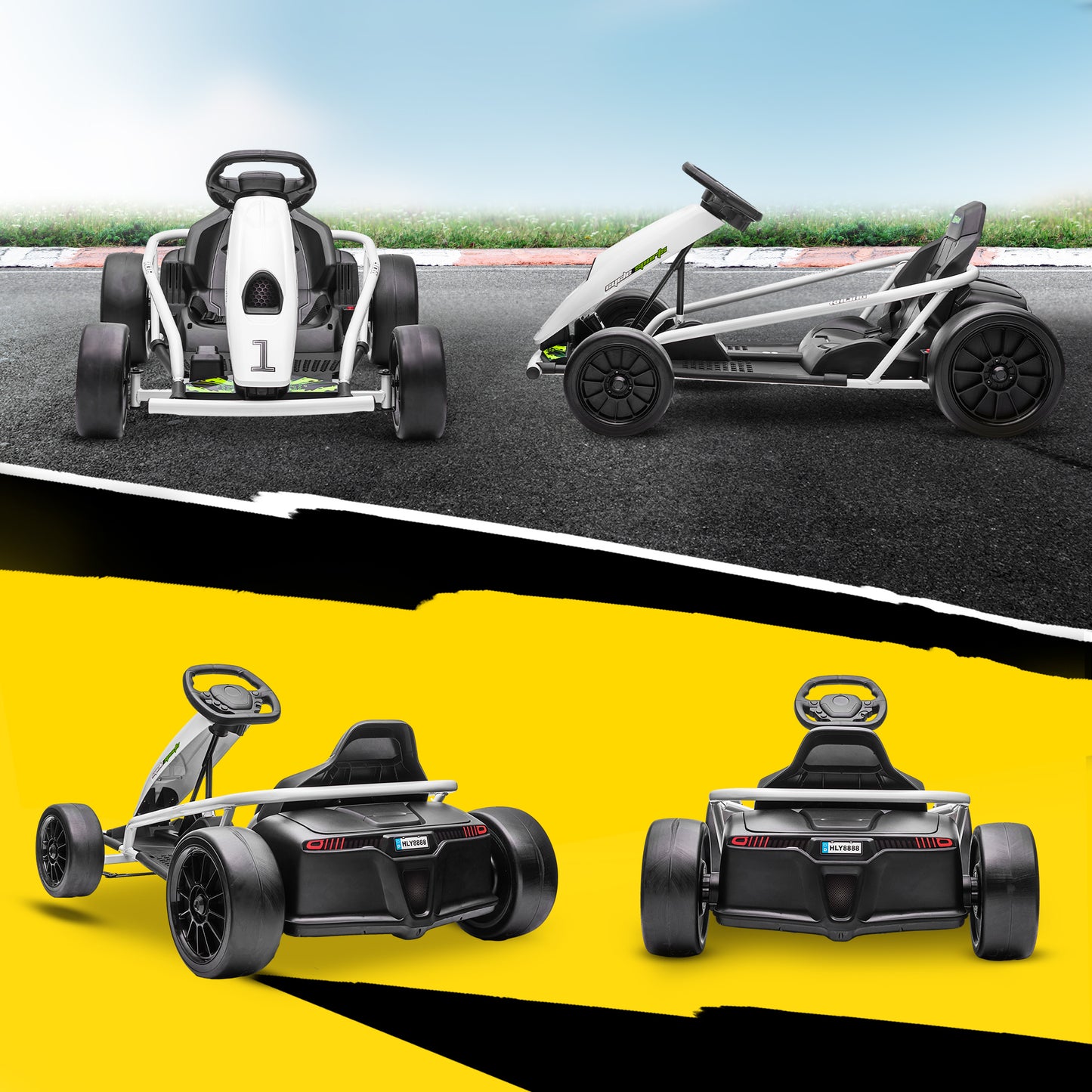 24V Electric Go Kart for Kids