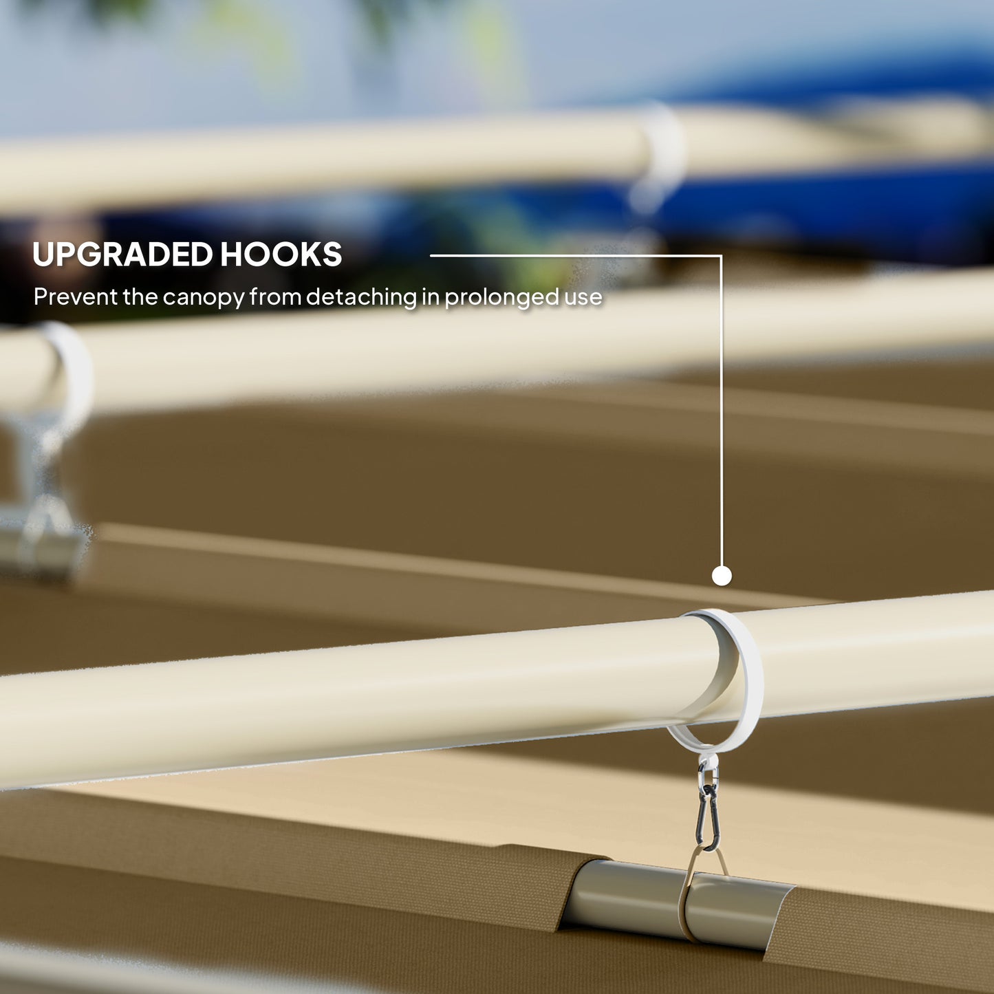3 x 3m Retractable Roof Metal Pergola
