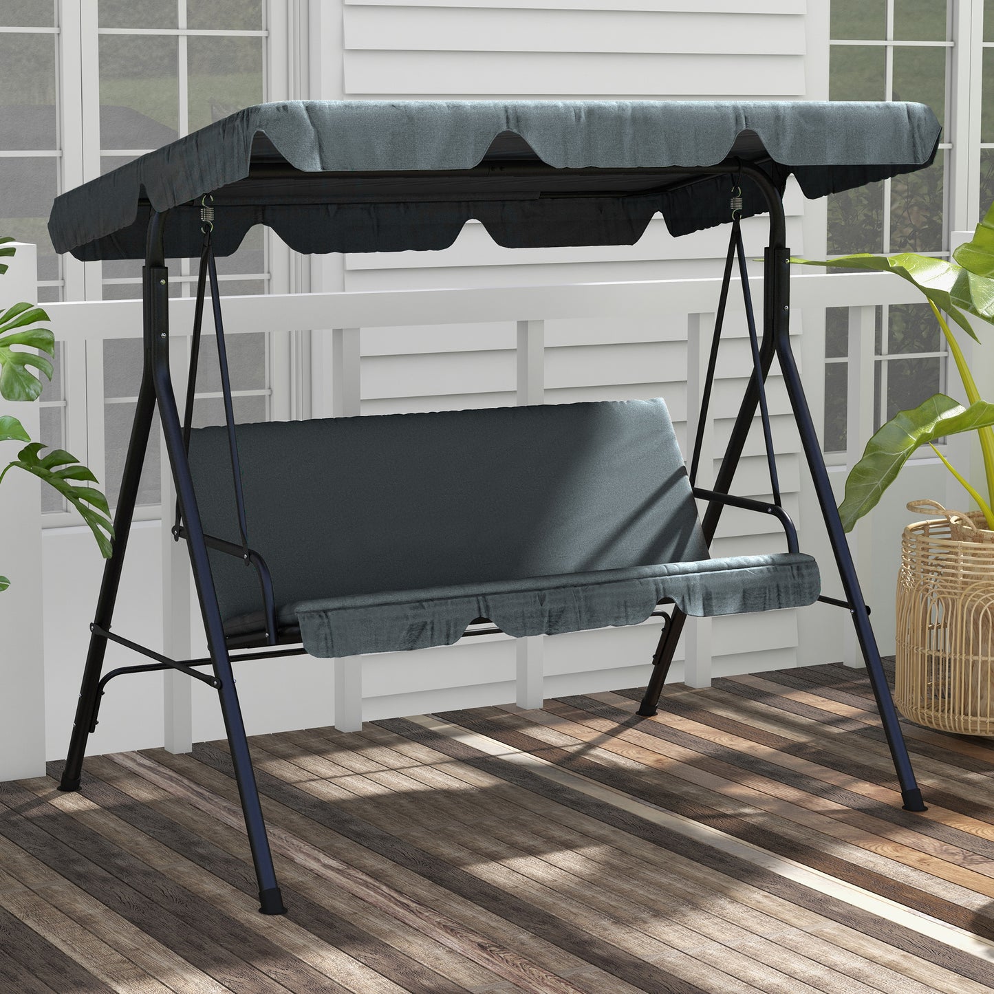 3 Seater Garden Swing Chair