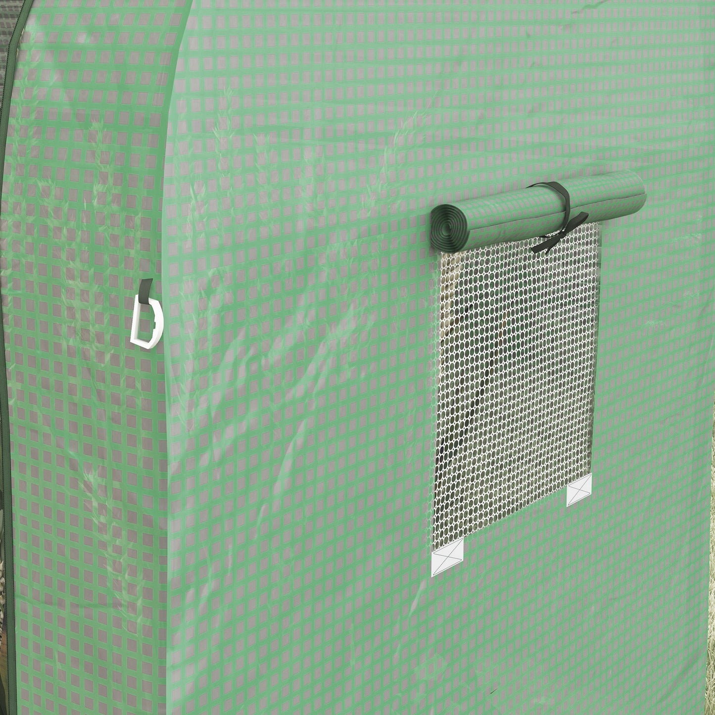 Tomato Greenhouse, Garden Growhouse with 2 Roll-up Doors