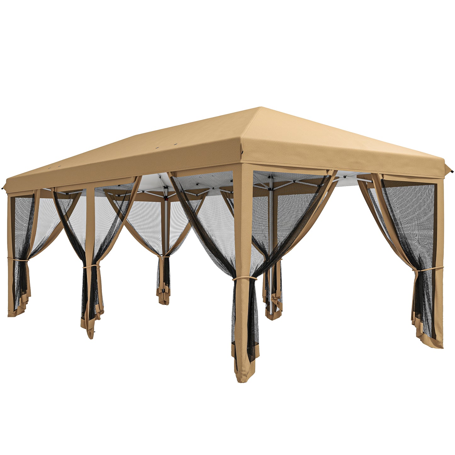 3 x 6m Pop Up Gazebo, Outdoor Canopy Shelter