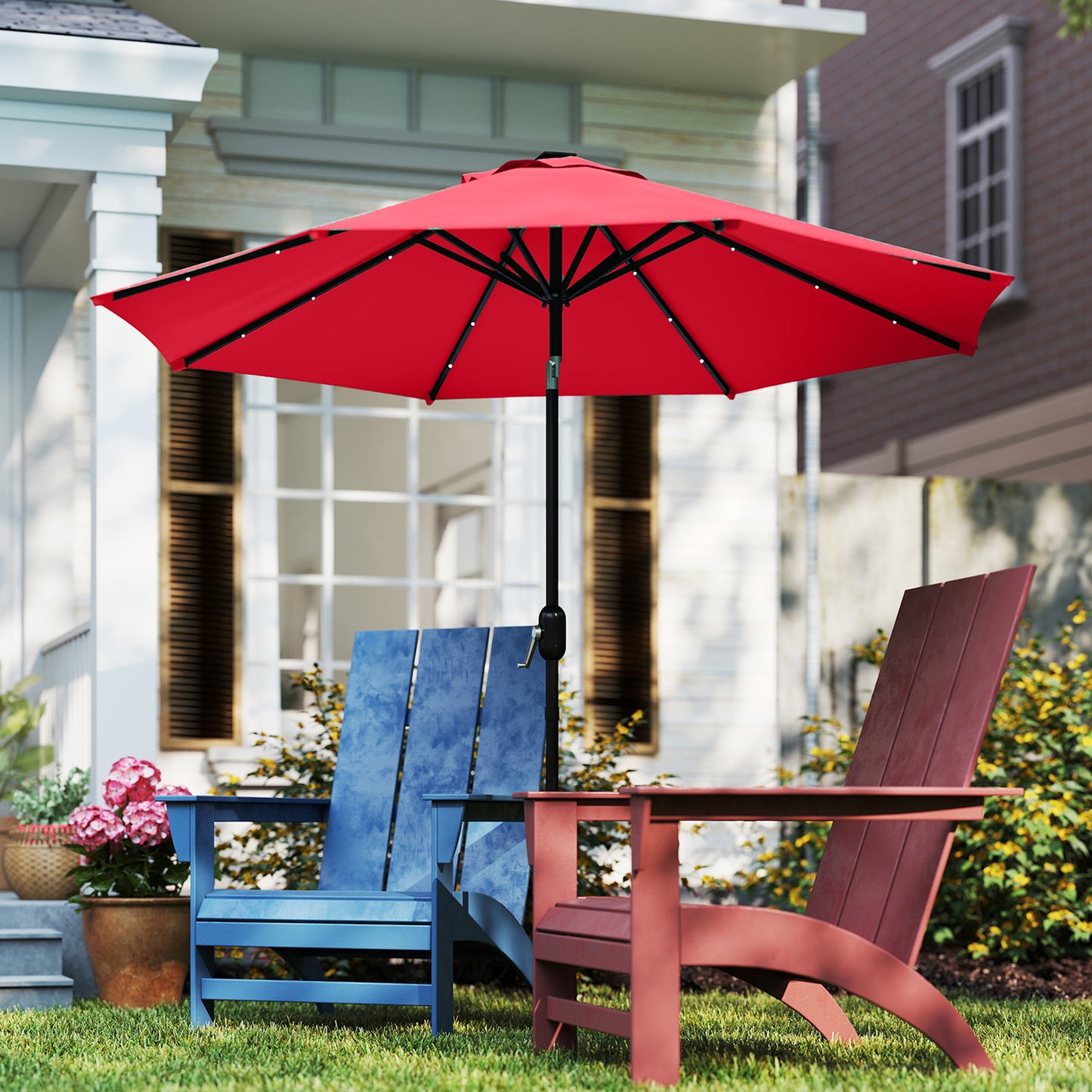 3 m Replacement Parasol Canopy with Top Vent