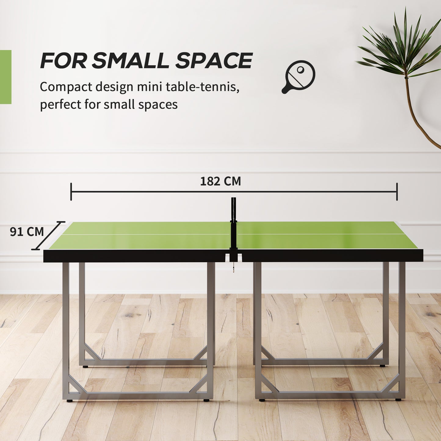 6ft Table Tennis Table, Ping Pong Table with Net