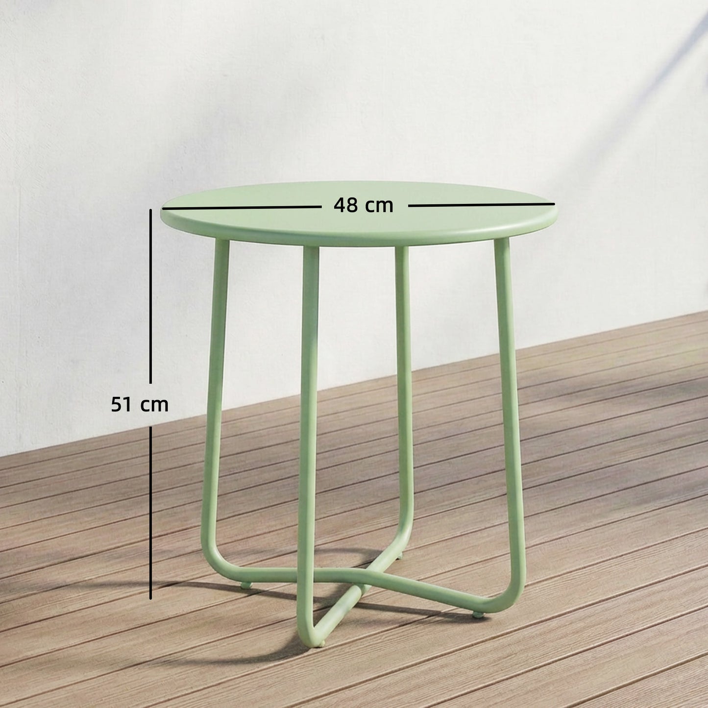 48 cm Round Garden Side Table