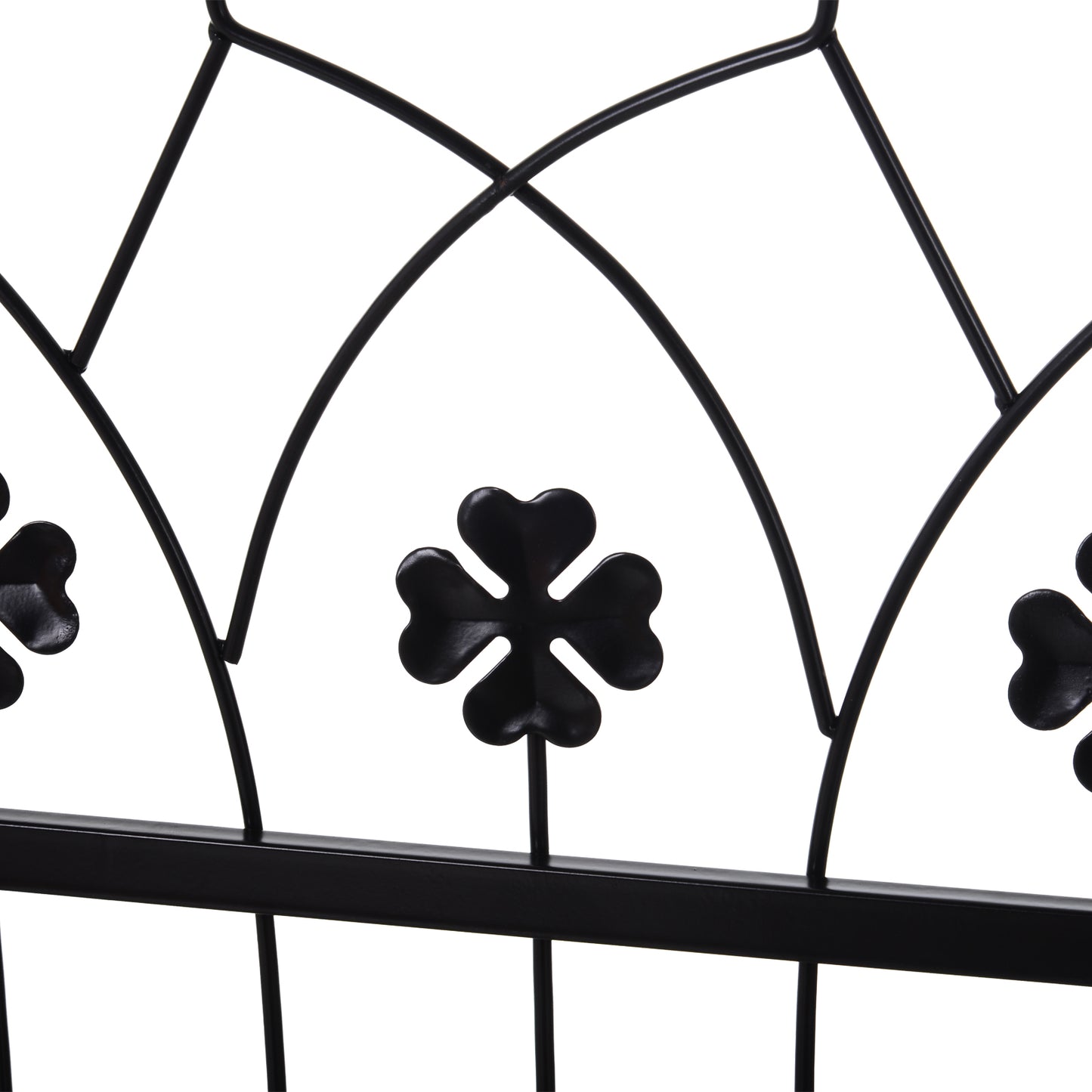 Garden Outdoor Entrance Arch with Door Outdoor Patio Decoration
