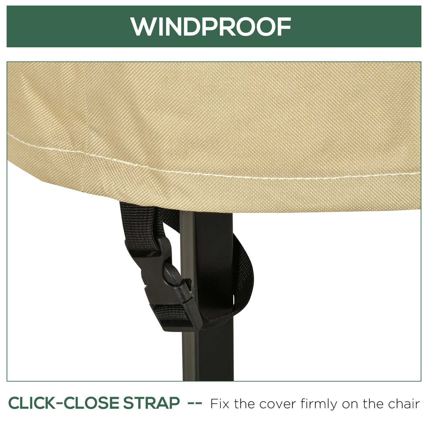 600D Oxford Cloth Waterproof Furniture Cover Wicker Chairs Garden
